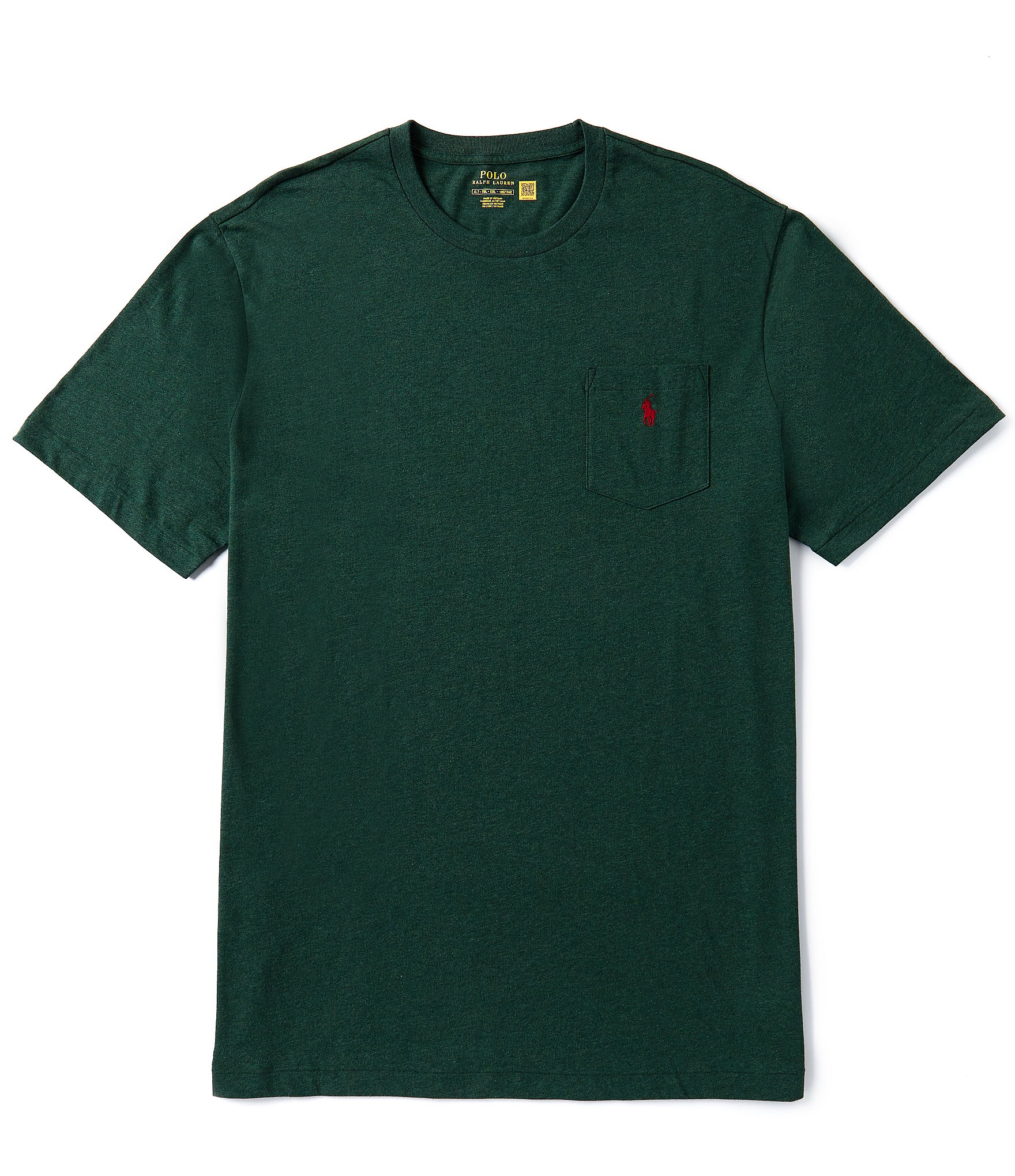 Polo Ralph Lauren Big & Tall Classic Fit Pocket Crewneck T-Shirt