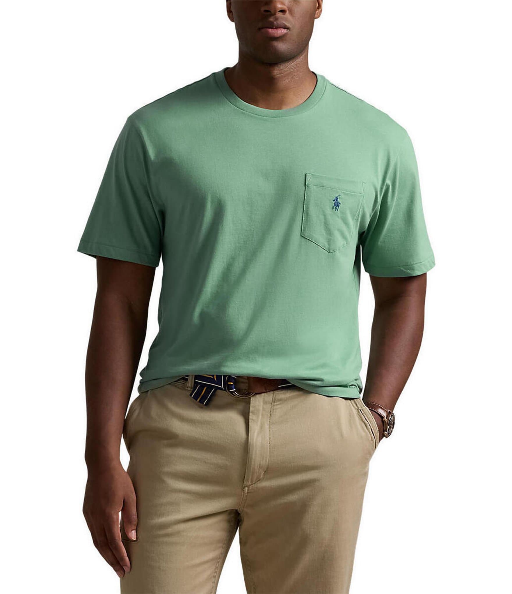 Polo Ralph Lauren Big & Tall Classic Fit Pocket Crewneck T-Shirt