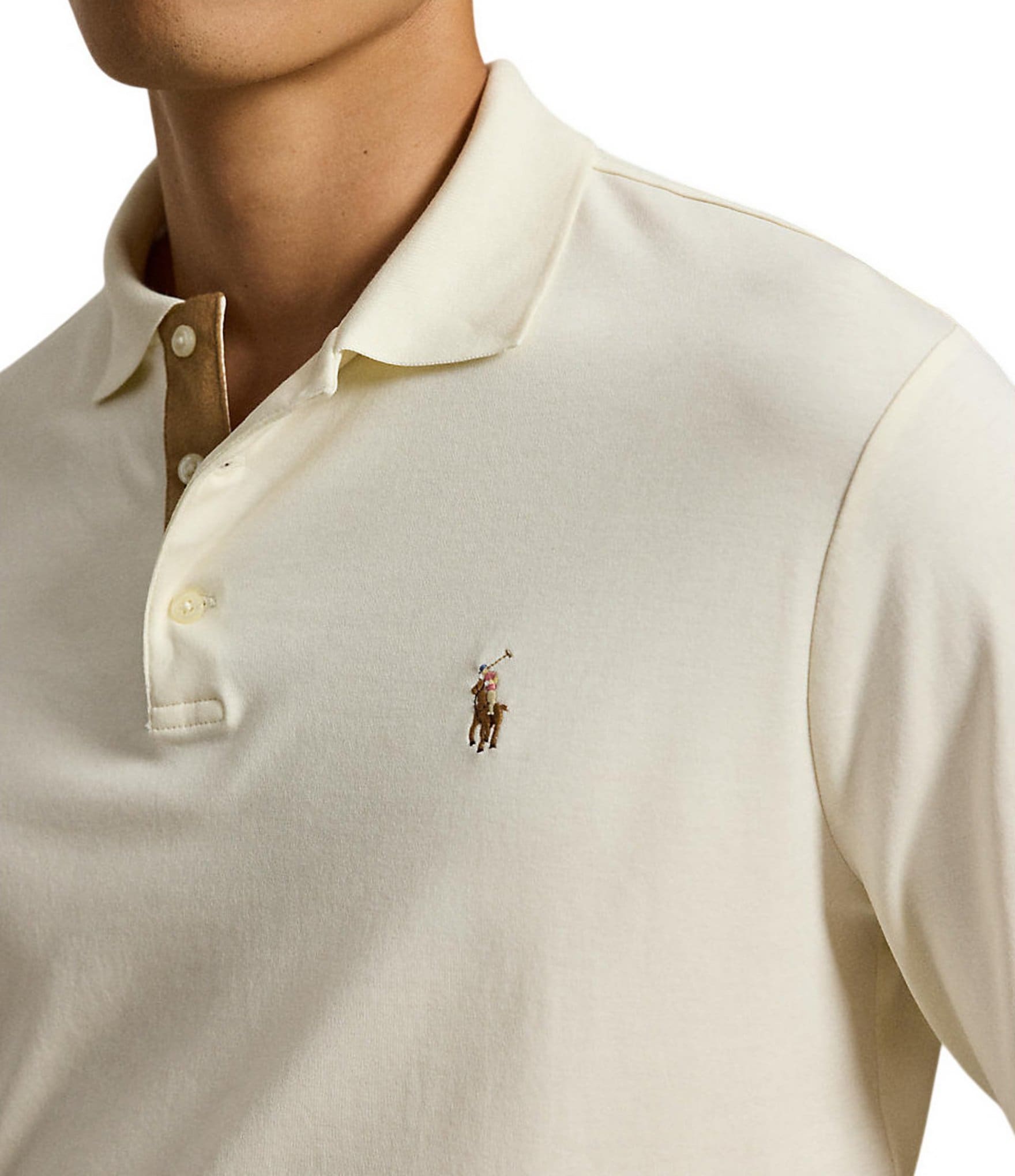 Polo Ralph Lauren Classic Fit Soft Cotton Long Sleeve Polo Shirt