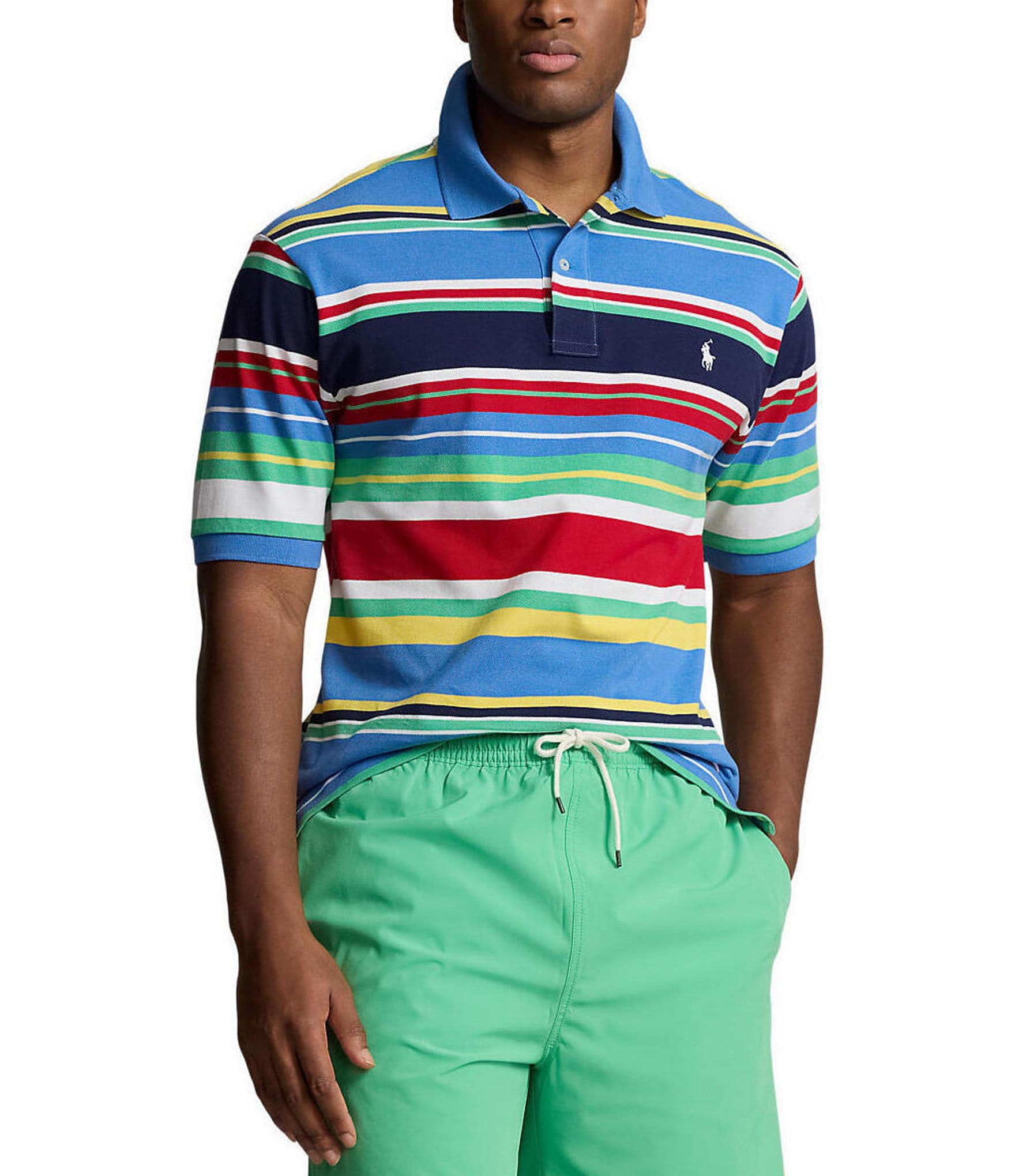 Vertical-stripe colourful shirt Semi-slim fit, Polo Ralph Lauren, Shop  Men's Semi-Tailored Dress Shirts