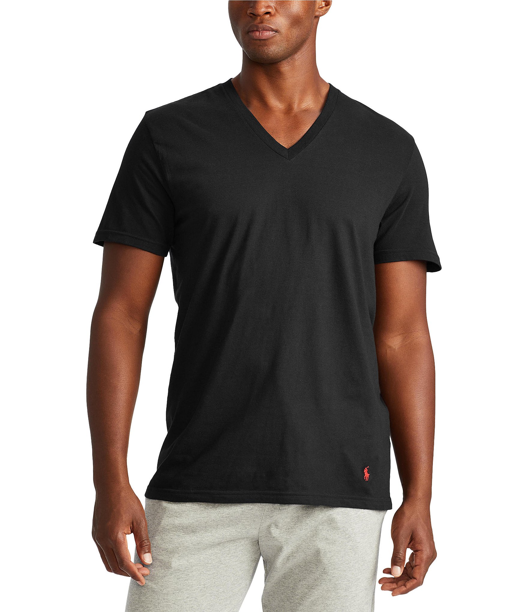 Polo Ralph Lauren Big & Tall Classic Fit V-Neck T-Shirts 3-Pack