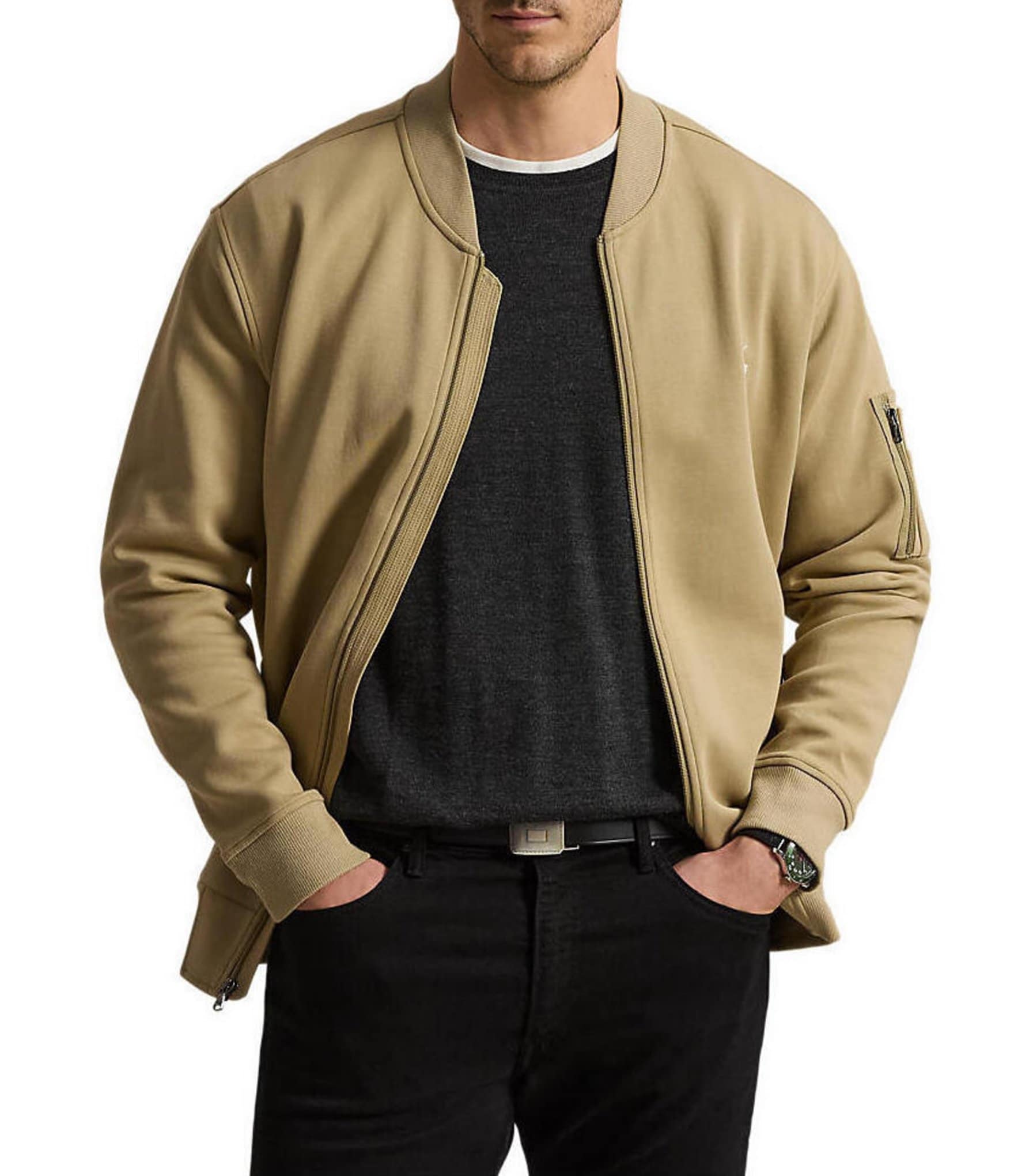 Polo Ralph Lauren Big & Tall Double-Knit Bomber Jacket