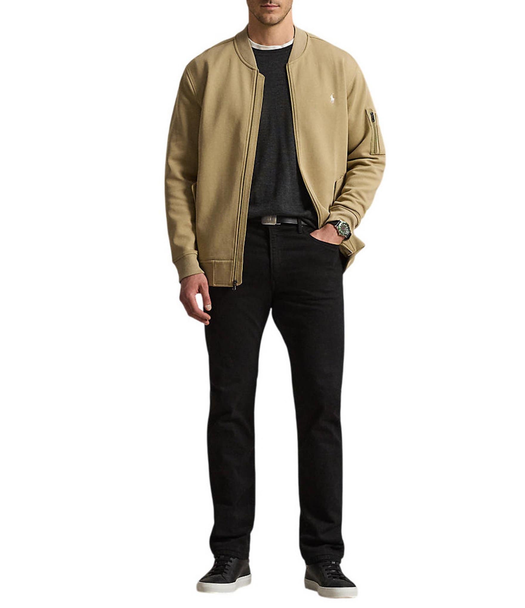 Polo Ralph Lauren Big & Tall Double-Knit Bomber Jacket
