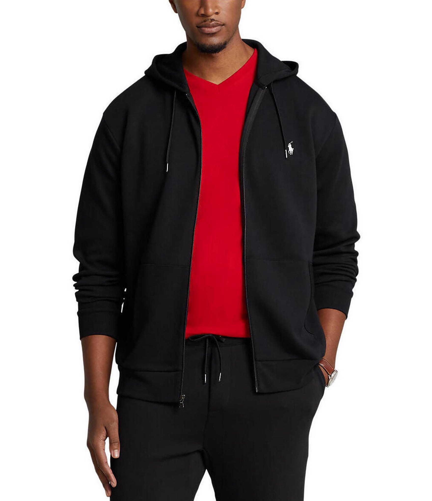 Polo Ralph Lauren Big & Tall Double-Knit Full-Zip Hoodie