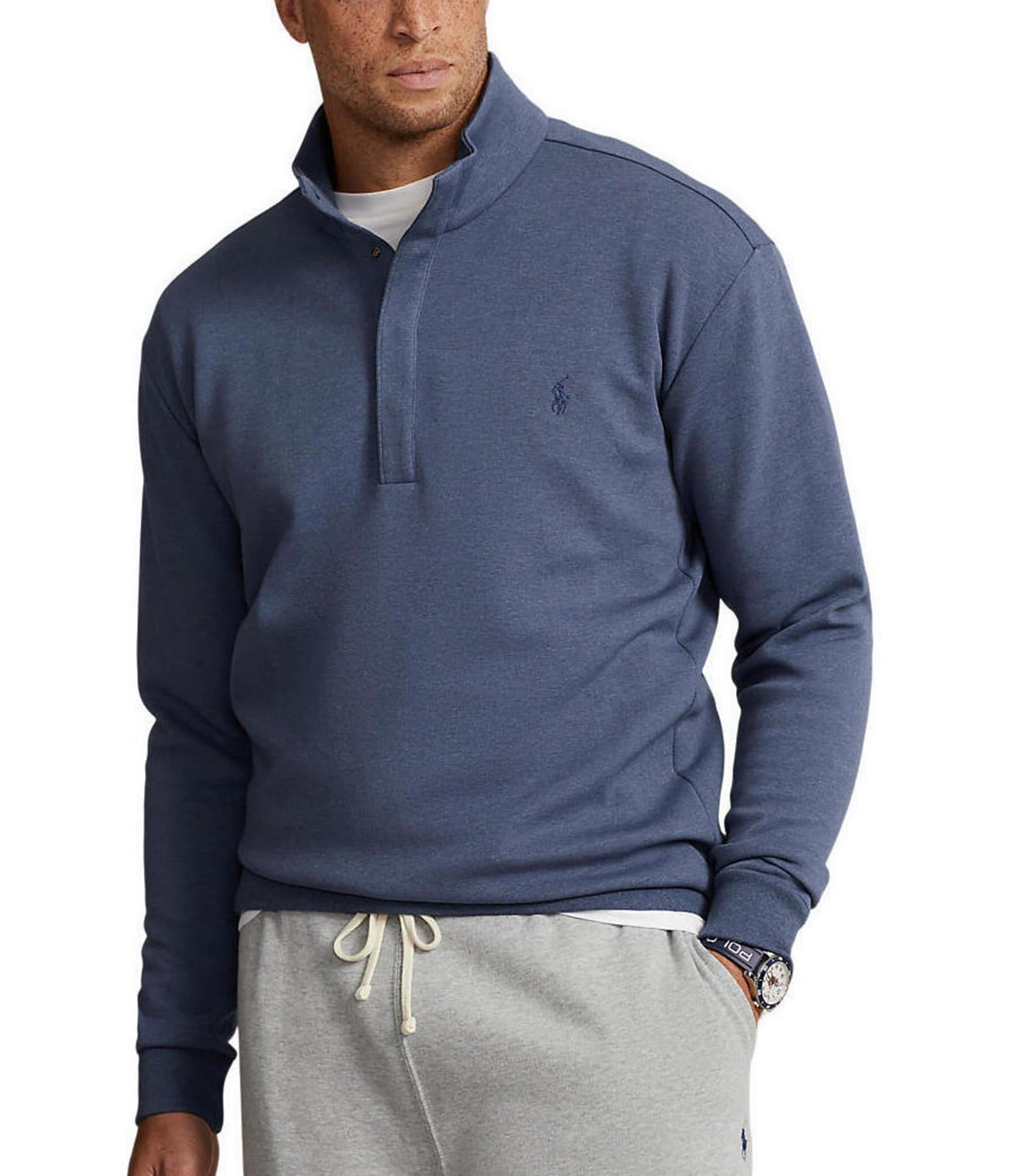 Polo Ralph Lauren Big & Tall Double-Knit Mockneck Sweatshirt | Dillard's