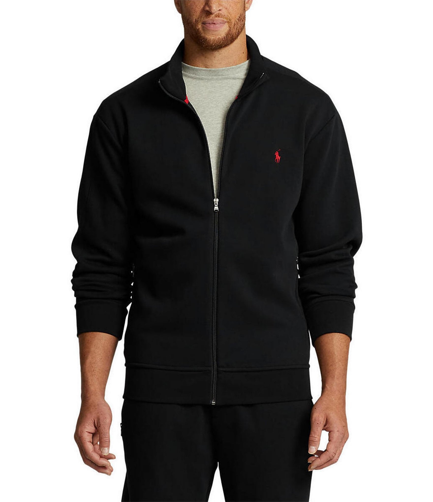 Polo Ralph Lauren Double-Knit Zip Front Track Jacket