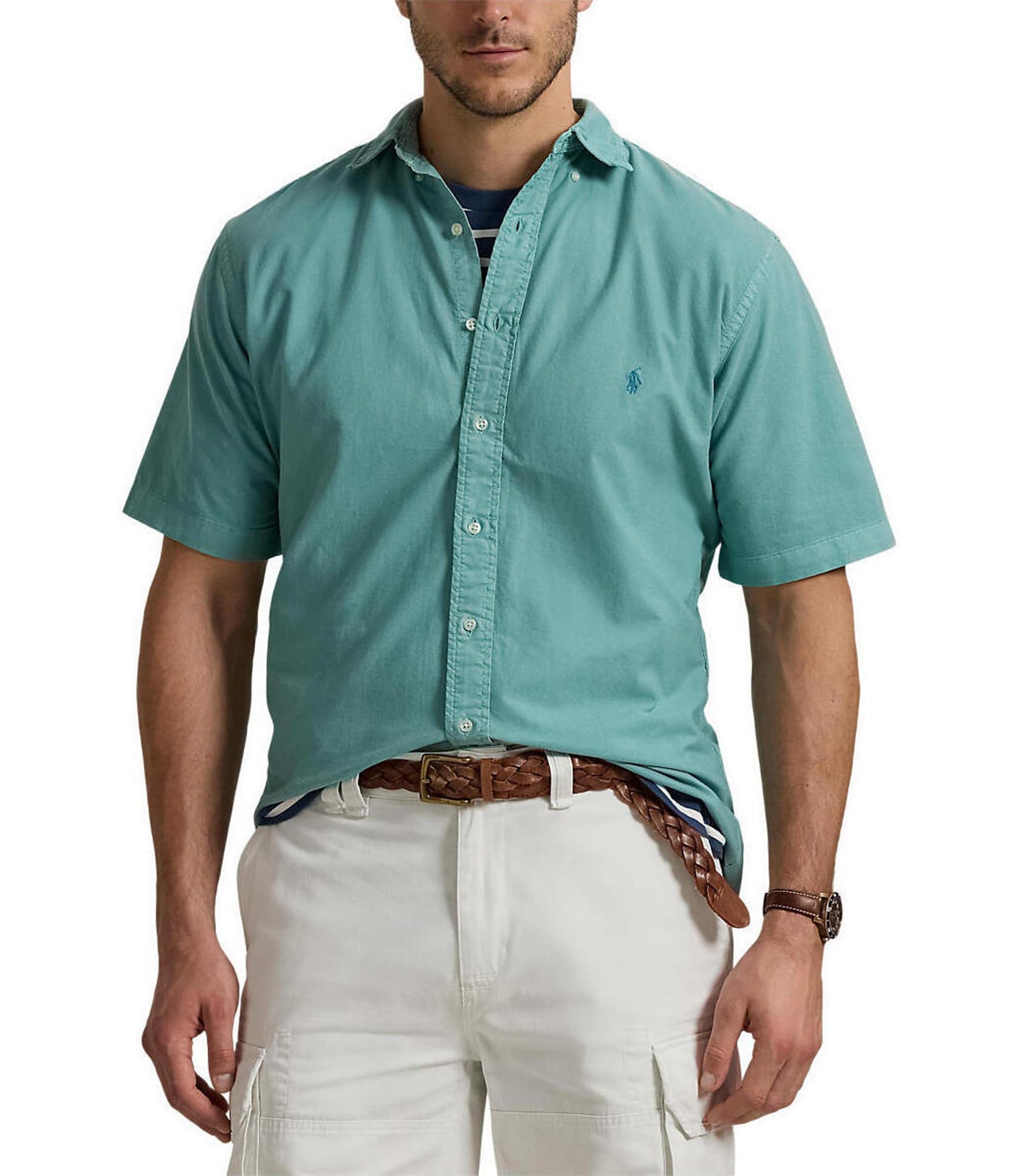 Polo Ralph Lauren Big & Tall Classic Fit Mineral-Dyed Oxford