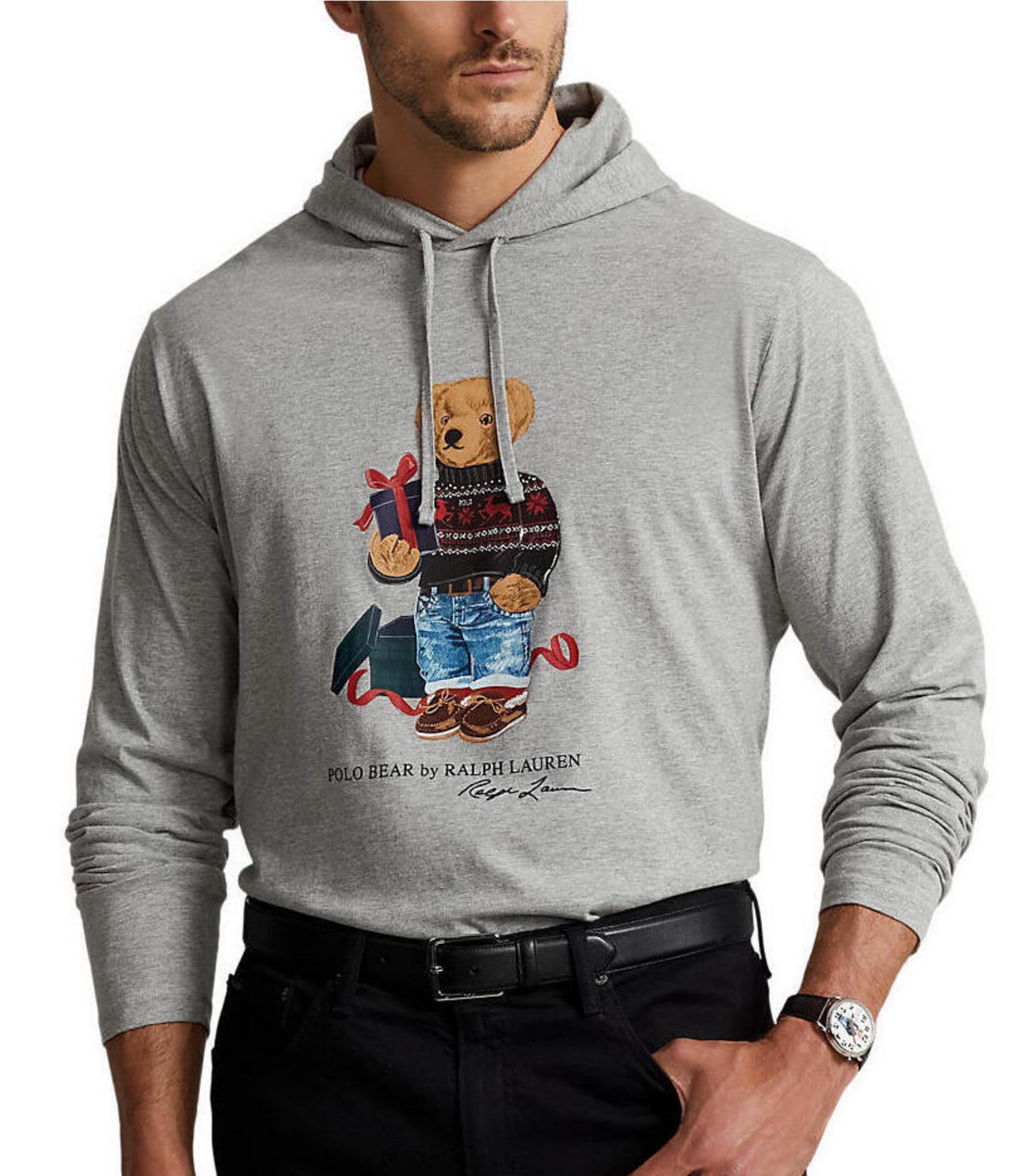 Polo Ralph Lauren Big & Tall Gift Bear Hoodie T-Shirt
