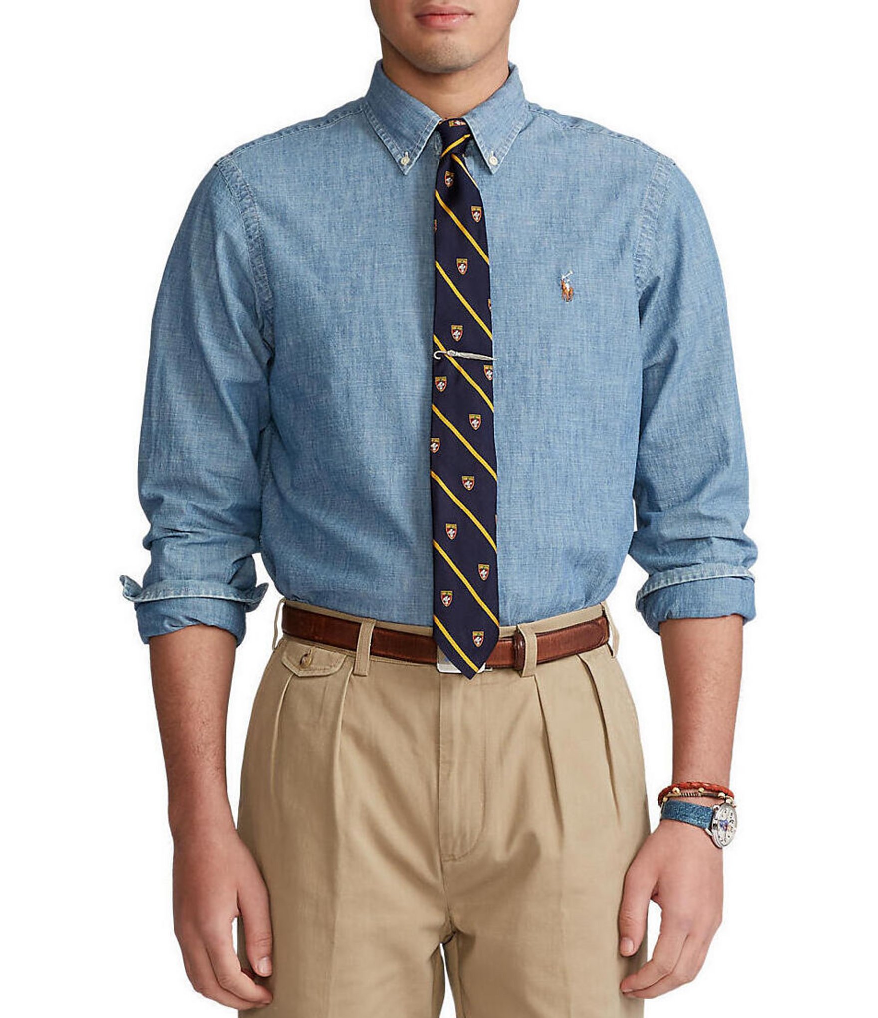 dillard's big and tall polo