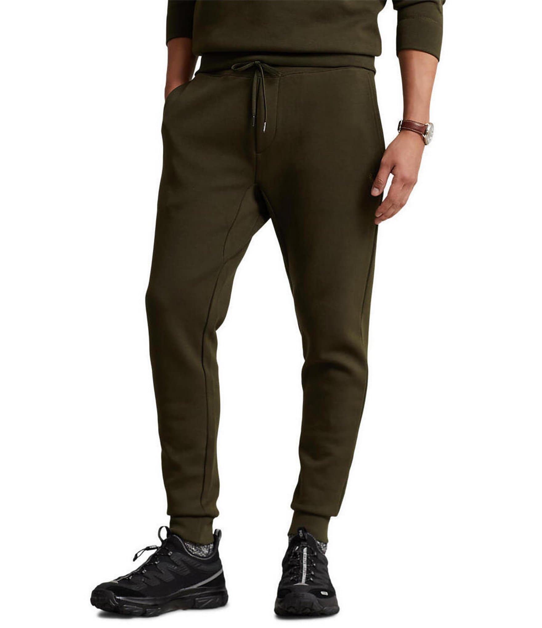 Polo Ralph Lauren Big & Tall Logo-Embossed Double-Knit Jogger Pants ...