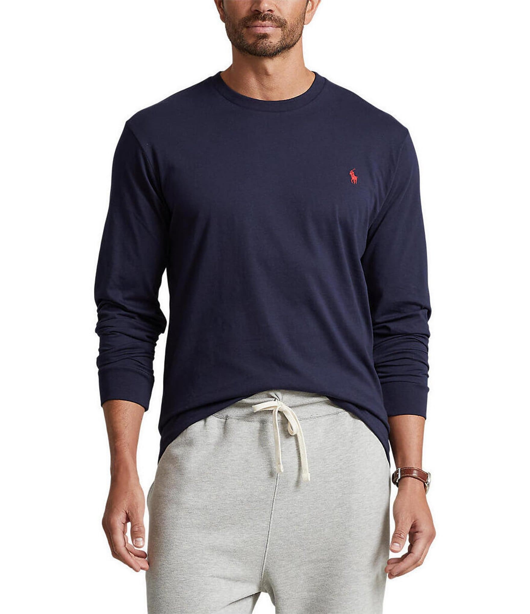 Polo Ralph Lauren Big & Tall Long-Sleeve Tee | Dillard's