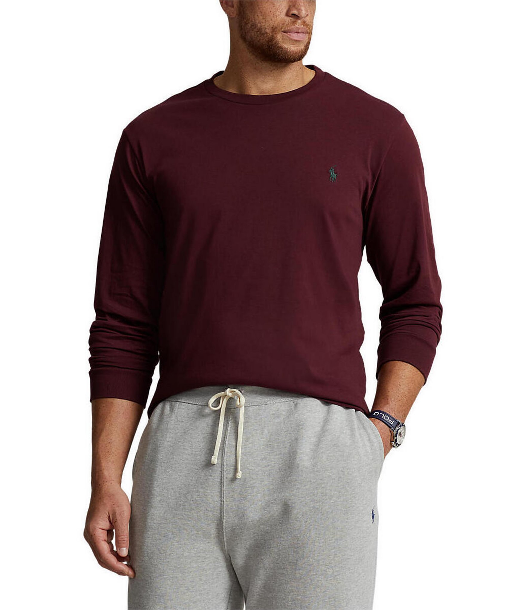 Polo Ralph Lauren Big & Tall Long-Sleeve T-Shirt | Dillard's