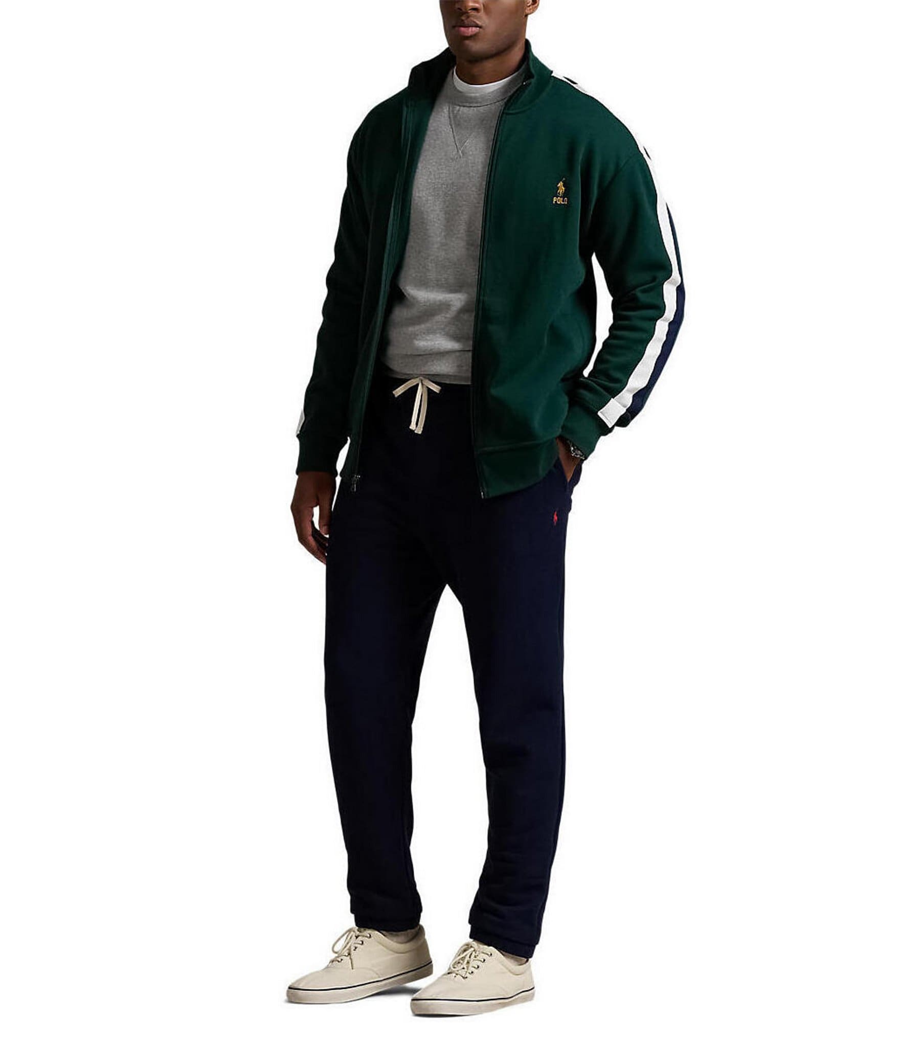 Polo Ralph Lauren Big & Tall Mesh Double-Knit Track Jacket