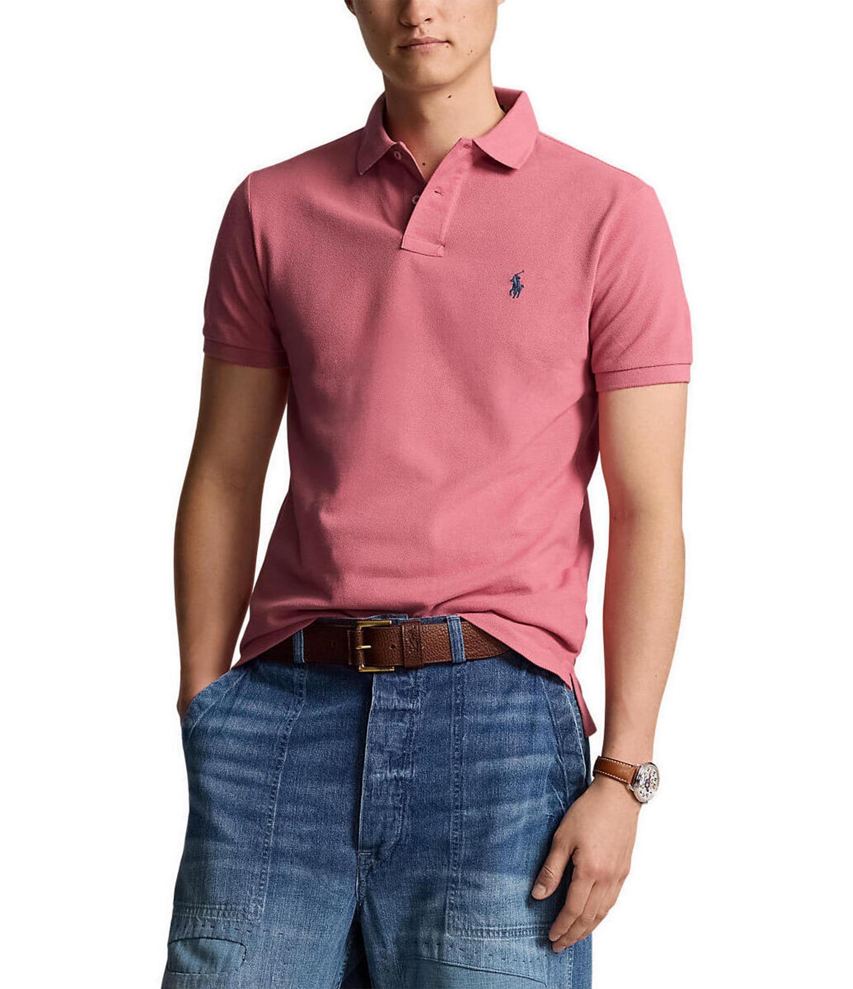 Polo Ralph Lauren Big & Tall Mesh Short Sleeve Polo Shirt | Dillard's