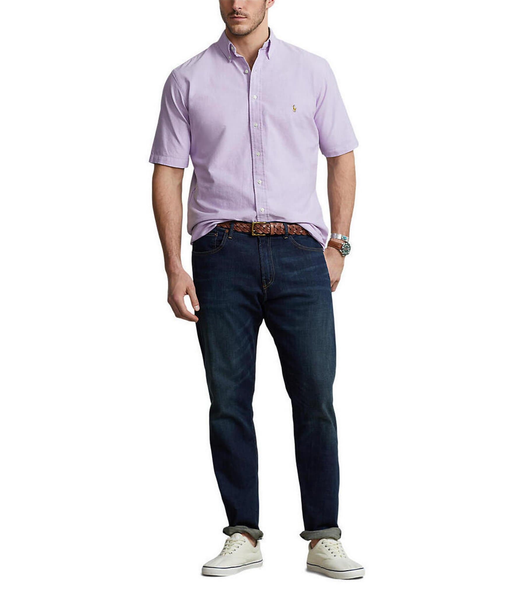 Polo Ralph Lauren Big & Tall Oxford Short Sleeve Woven Shirt