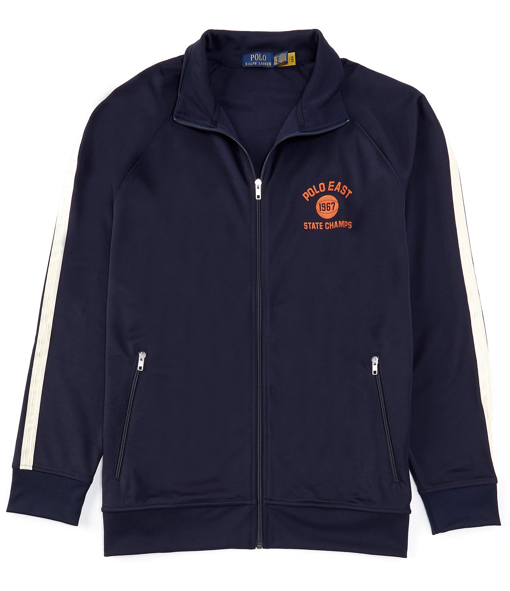 Polo Ralph Lauren Big & Tall Printed Double-Knit Track Jacket