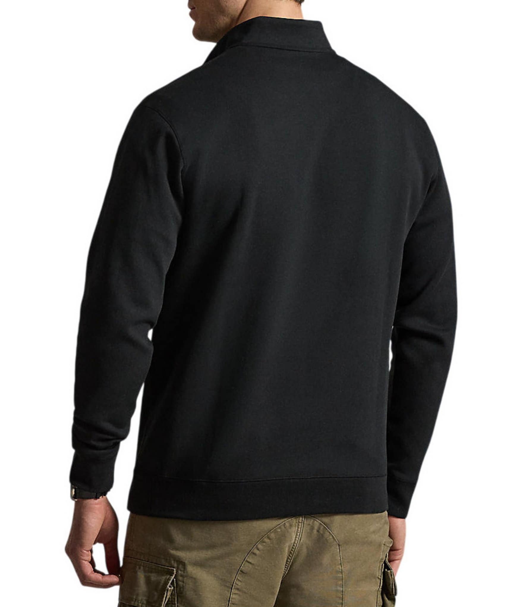 Polo Ralph Lauren Big & Tall Quarter Zip Double Knit Pullover