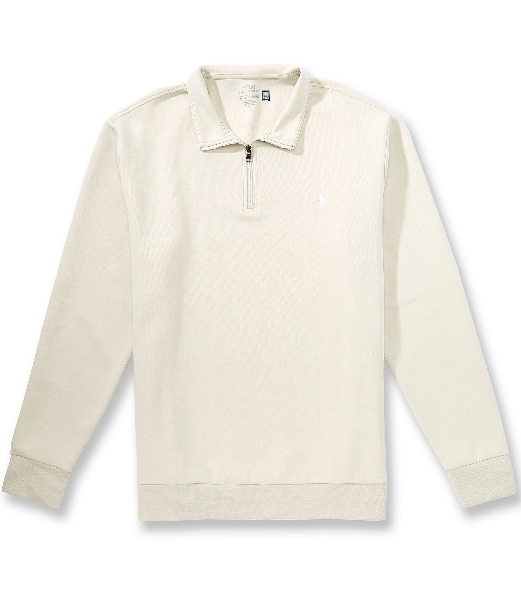 Polo Ralph Lauren Big & Tall Quarter Zip Double Knit Pullover