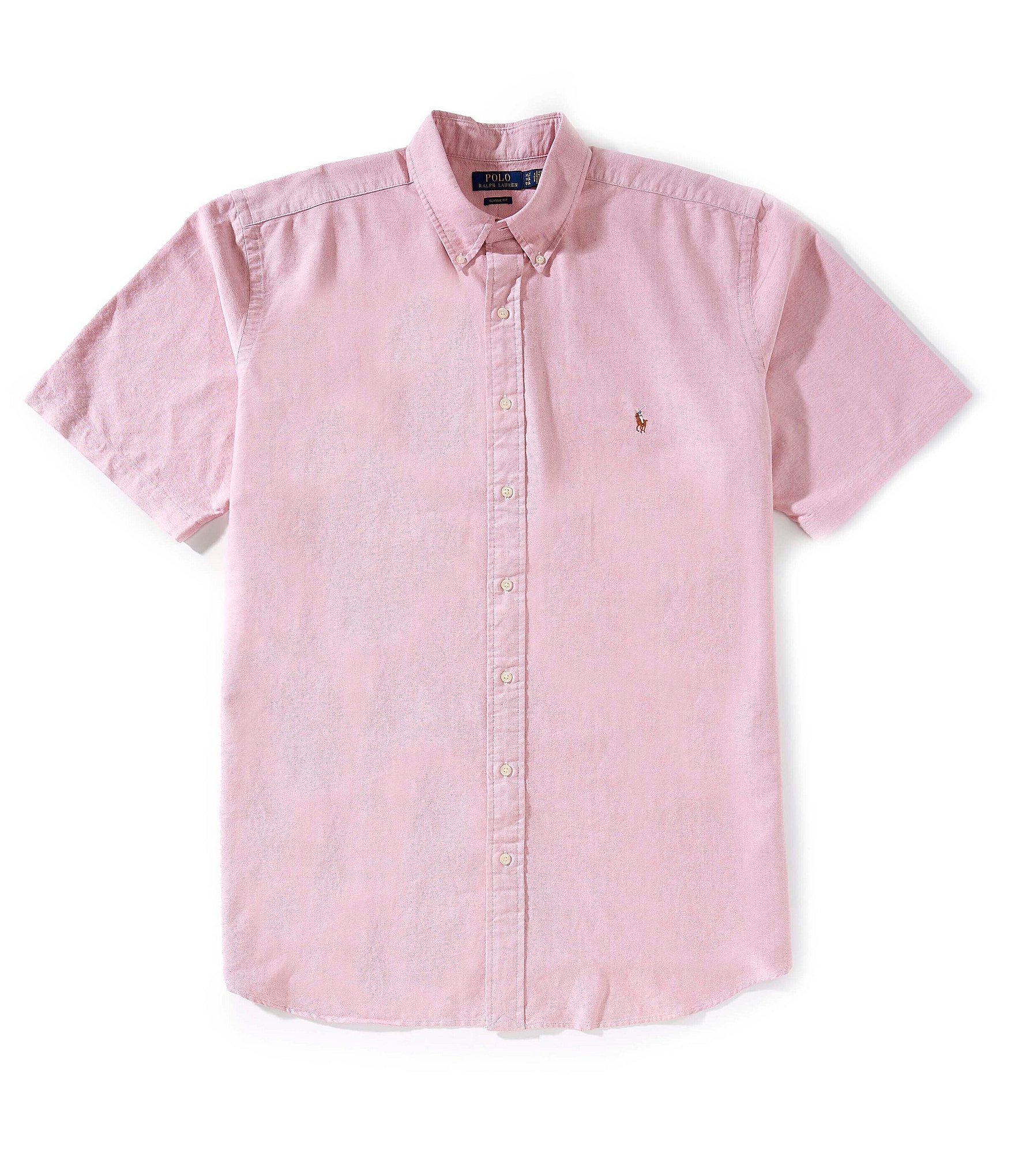 Polo Ralph Lauren Big & Tall Short Sleeve Oxford Woven Shirt