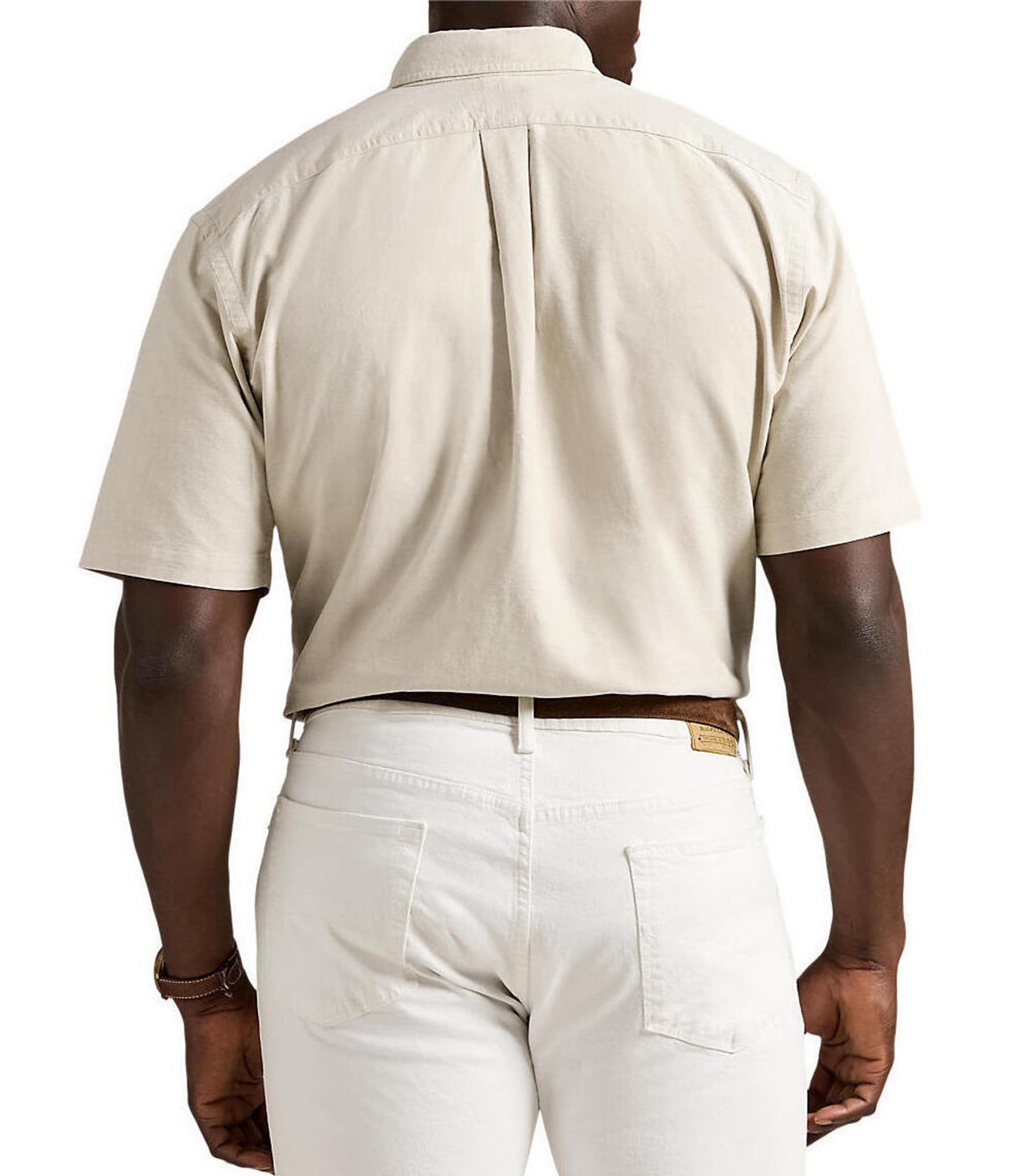 Polo Ralph Lauren Big & Tall Short Sleeve Oxford Woven Shirt