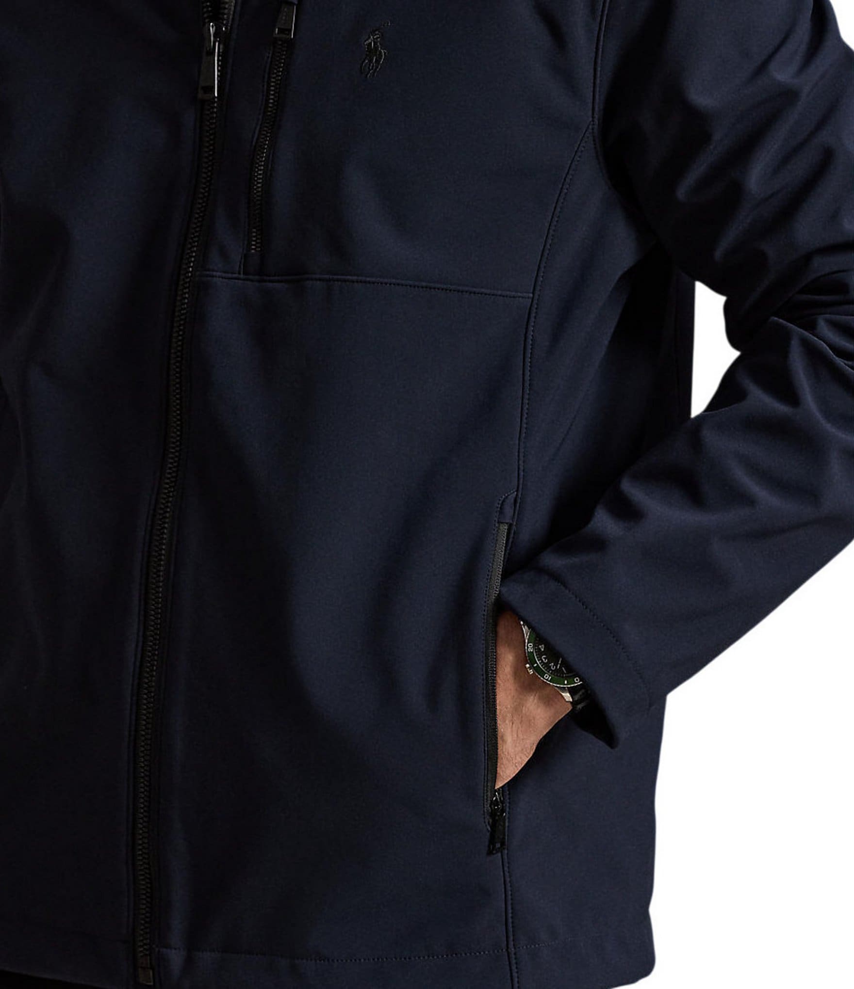 Polo Ralph Lauren Big & Tall Softshell Mockneck Jacket
