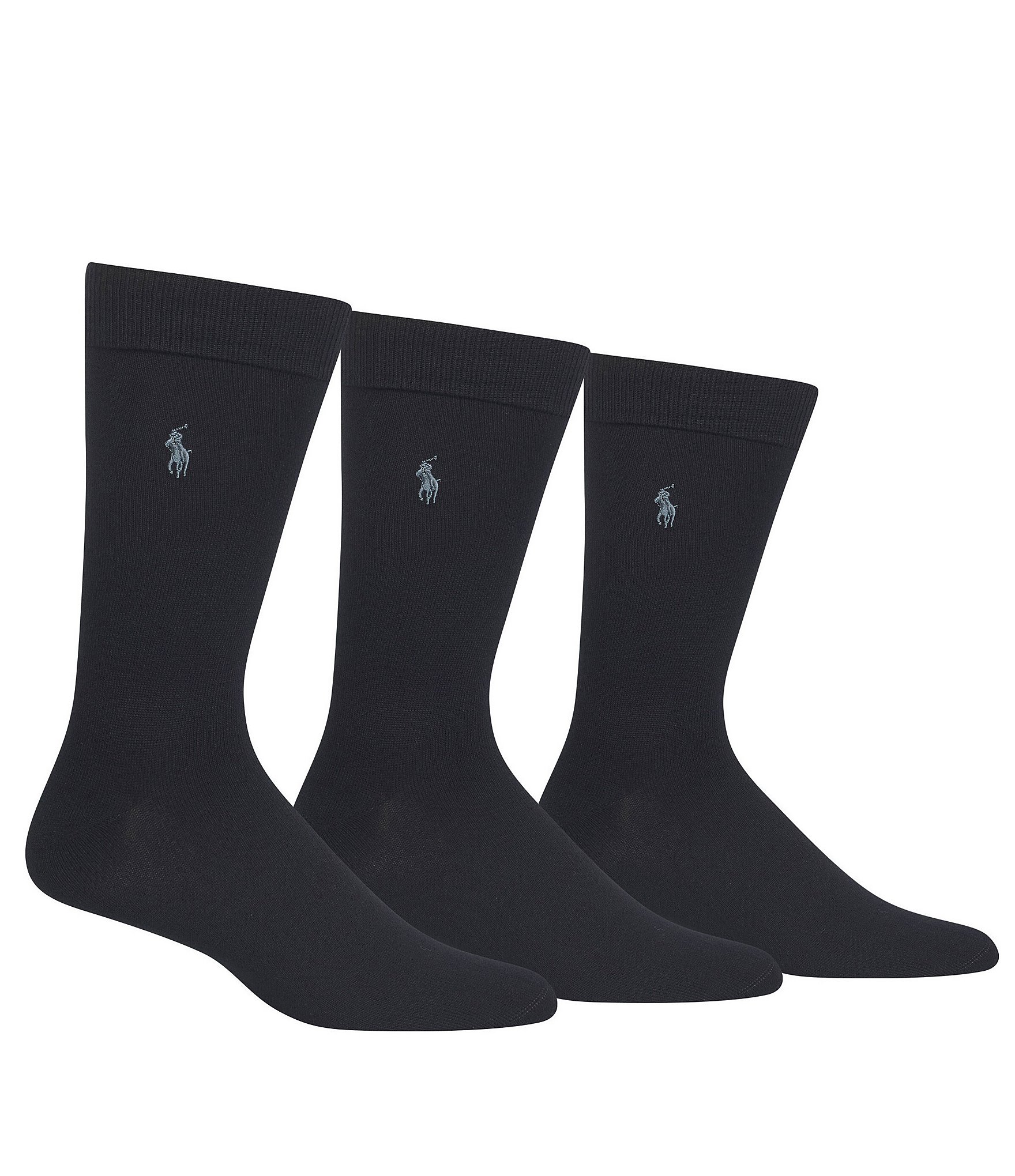 Polo Ralph Lauren Big & Tall Super Soft Dress Socks 3-Pack