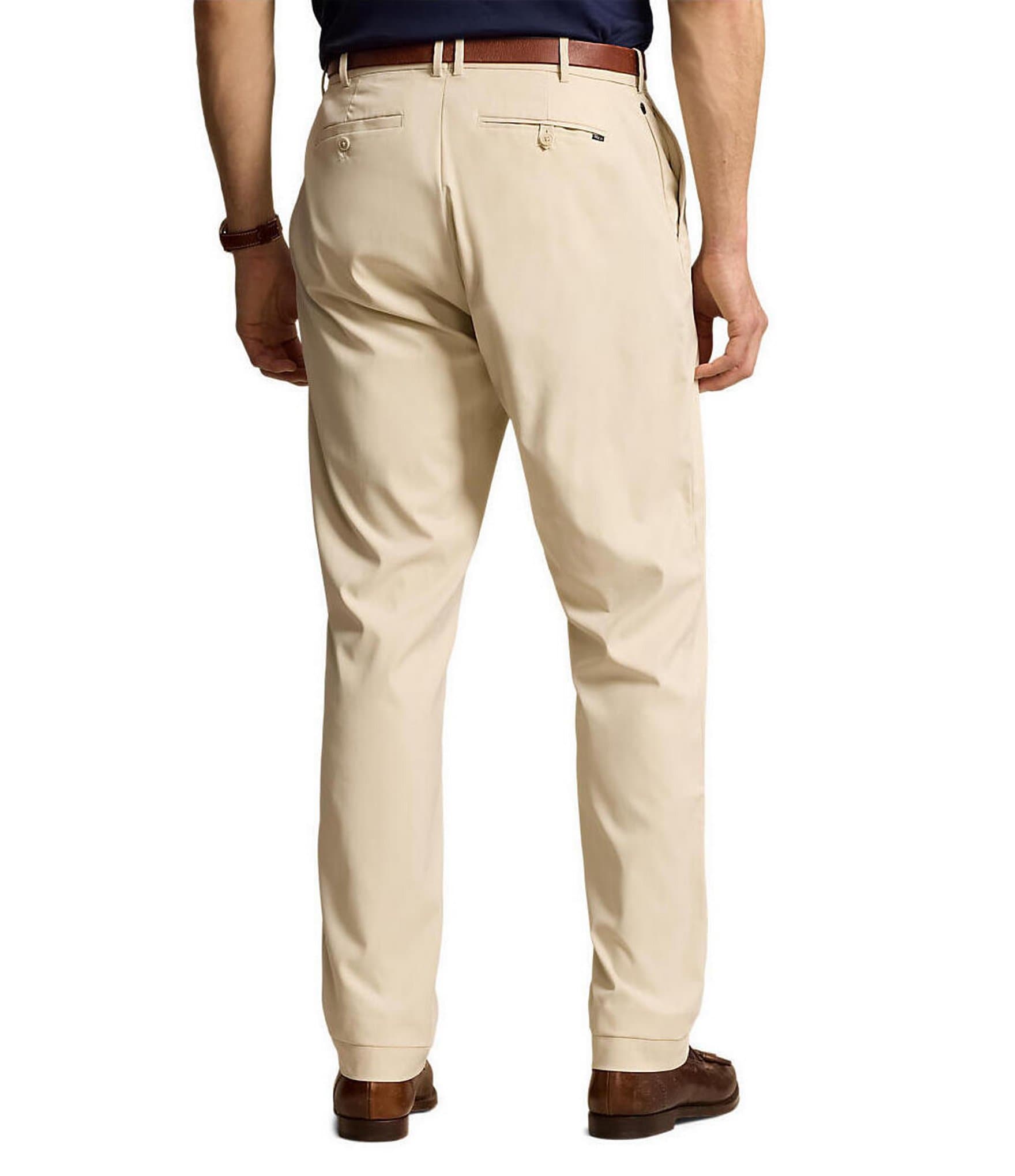 Polo Ralph Lauren Big & Tall Tailored Fit Flat Front Performance Twill Pants