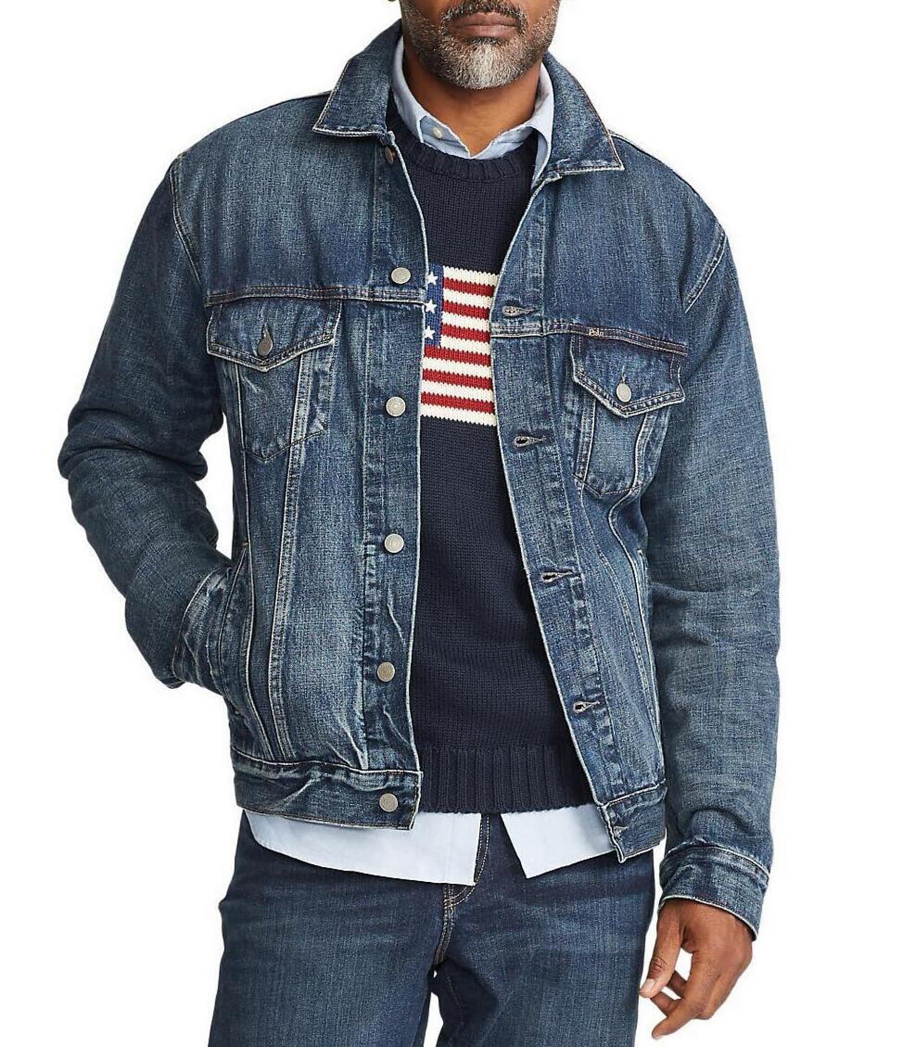 Polo Ralph Lauren Big & Tall Trucker Jacket | Dillard's