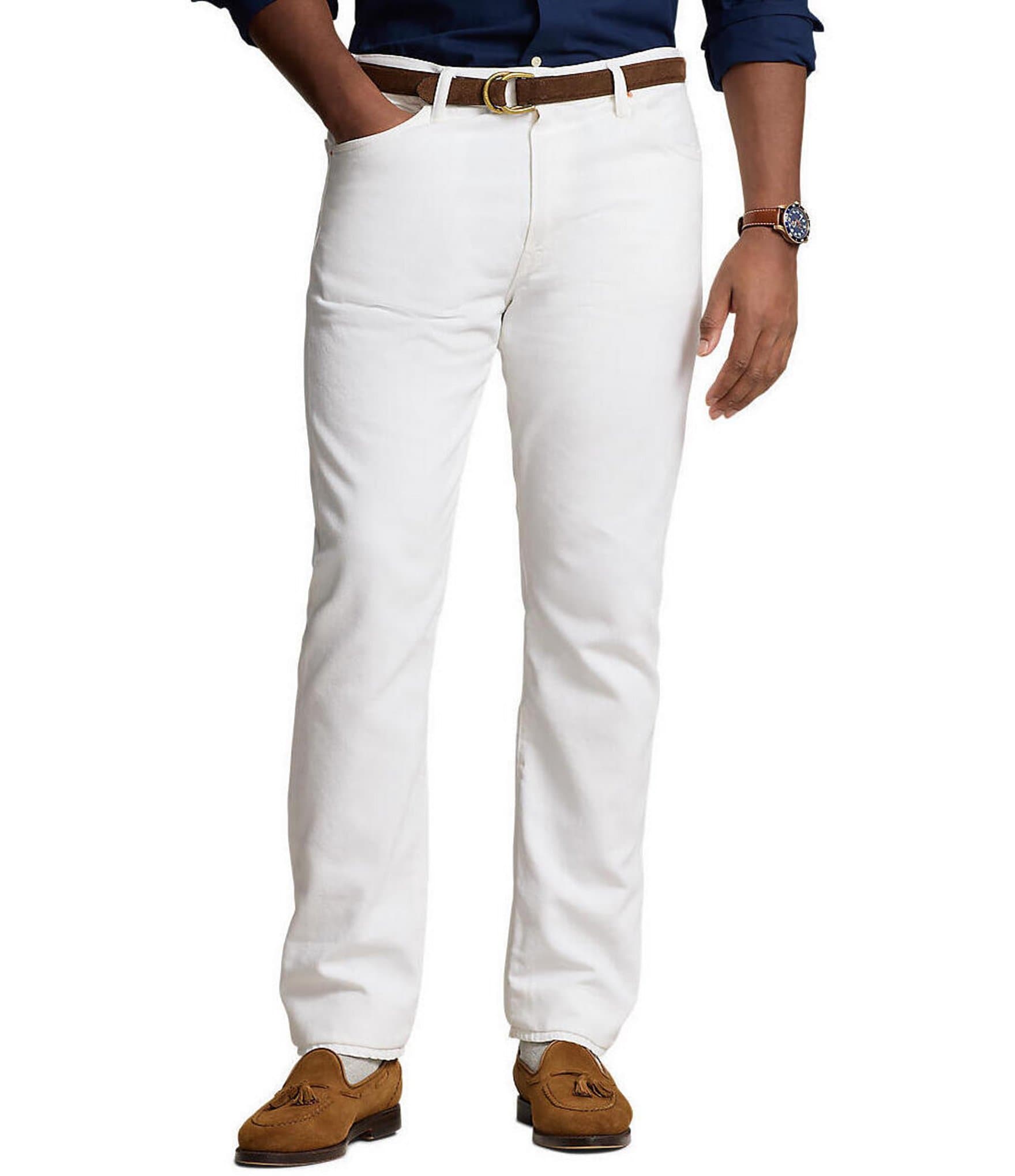 Polo Ralph Lauren Big & Tall Varick Slim Straight Garment-Dyed Jeans ...