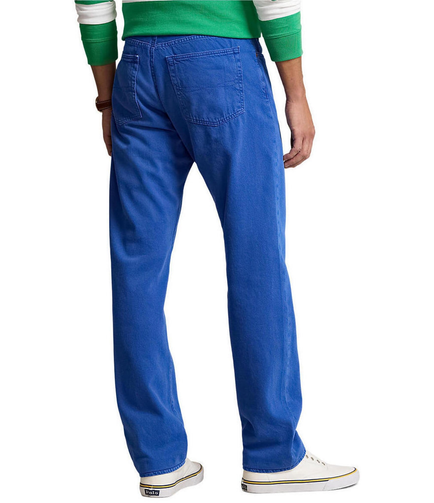 Polo Ralph Lauren Big & Tall Varick Slim Straight Garment-Dyed Jeans