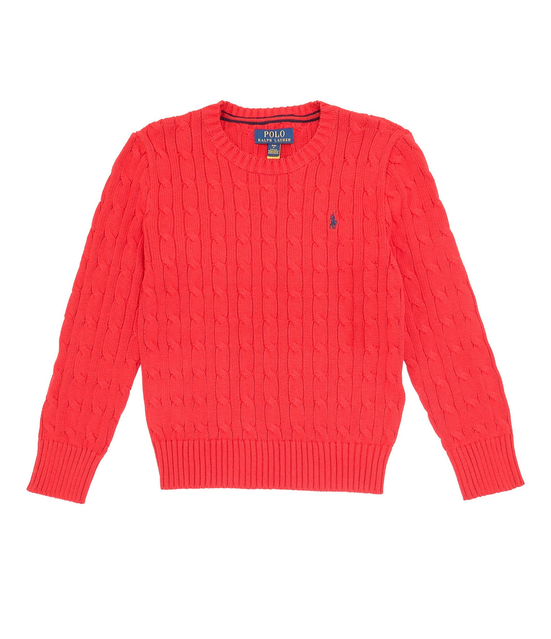 Polo Ralph Lauren Big Boys 8-20 Cable Knit Sweater | Dillard's