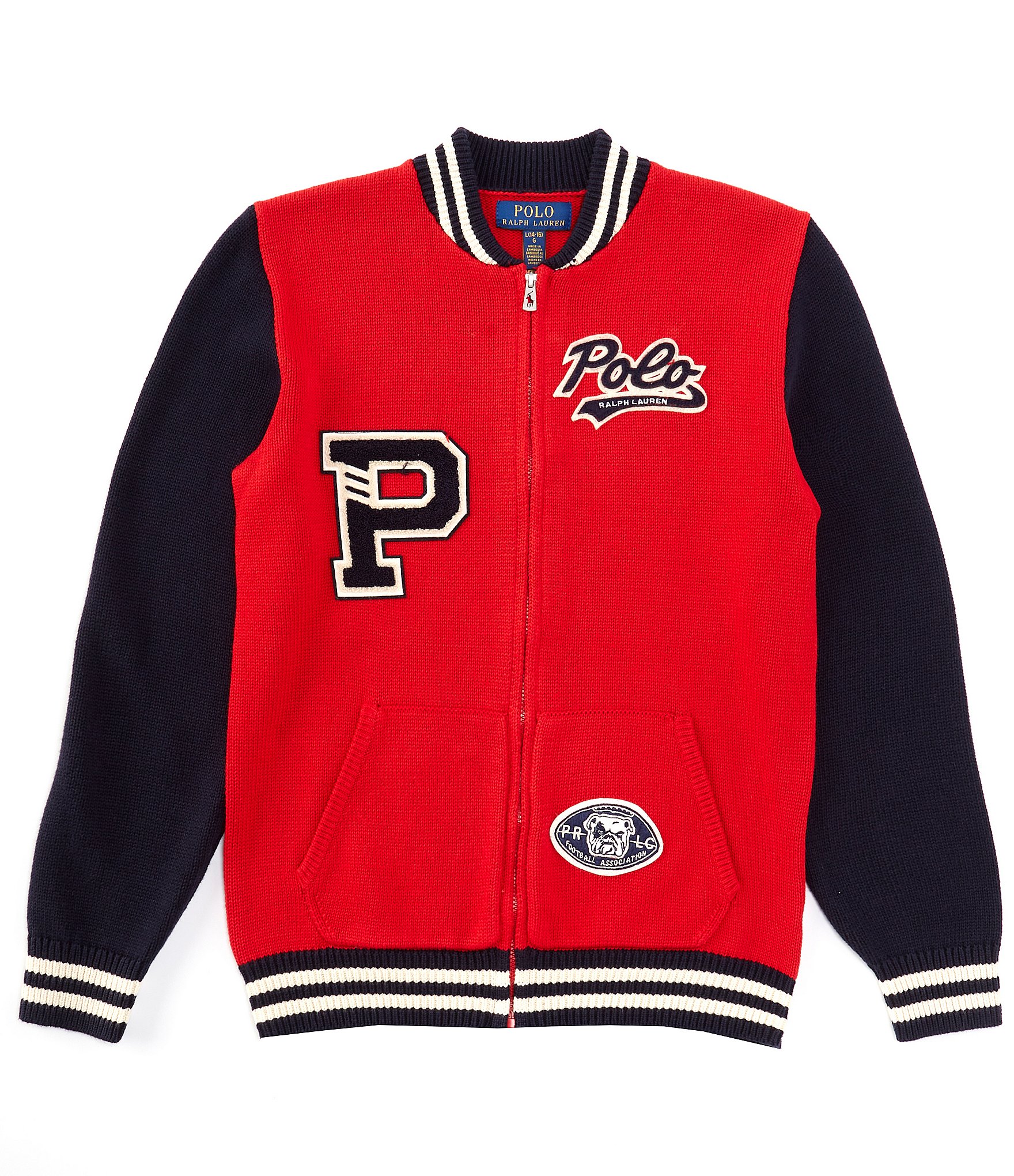 Ralph lauren polo varsity jacket best sale