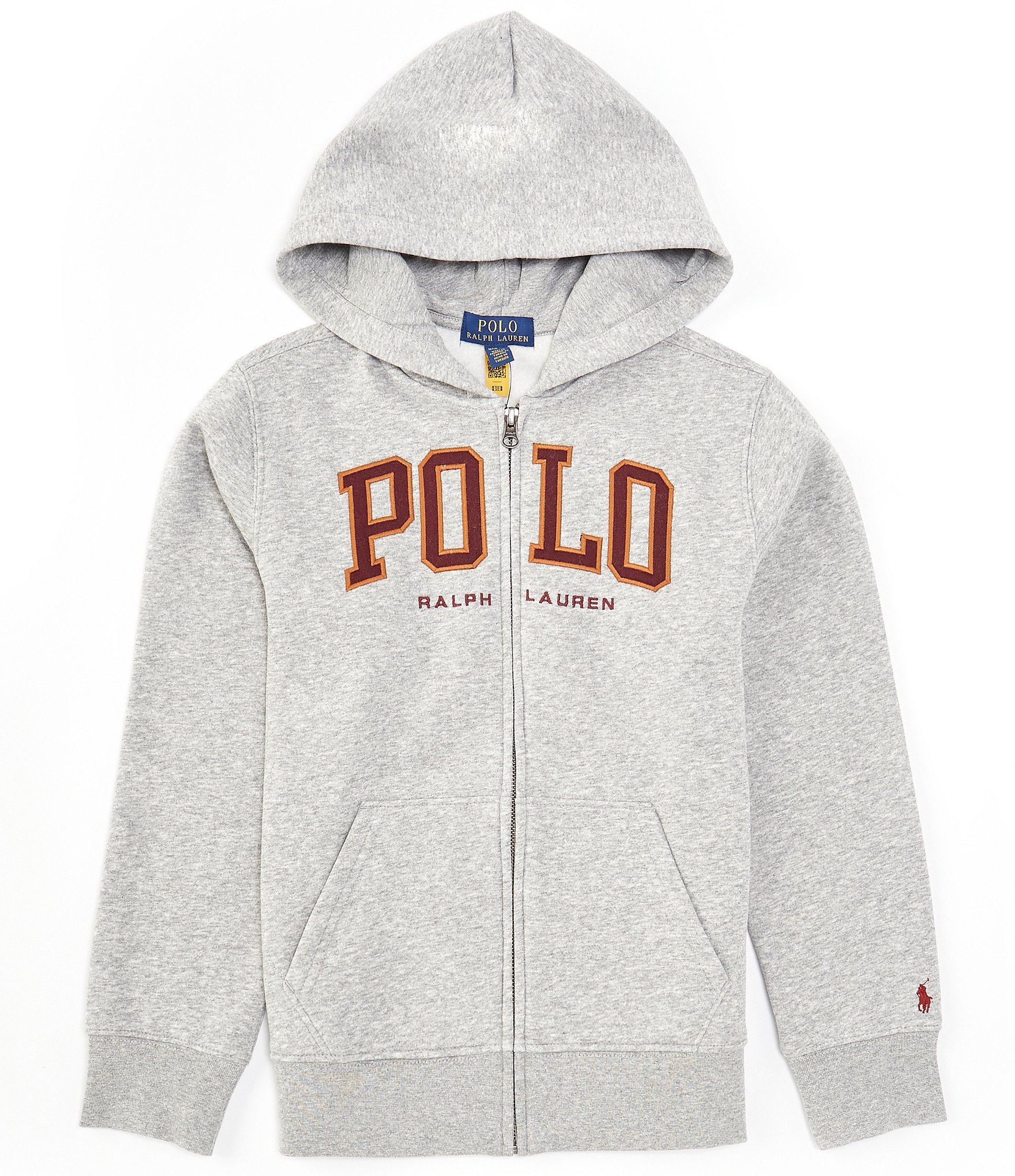 POLO RALPH LAUREN Logo-Embroidered Fleece-Back Cotton-Blend Jersey