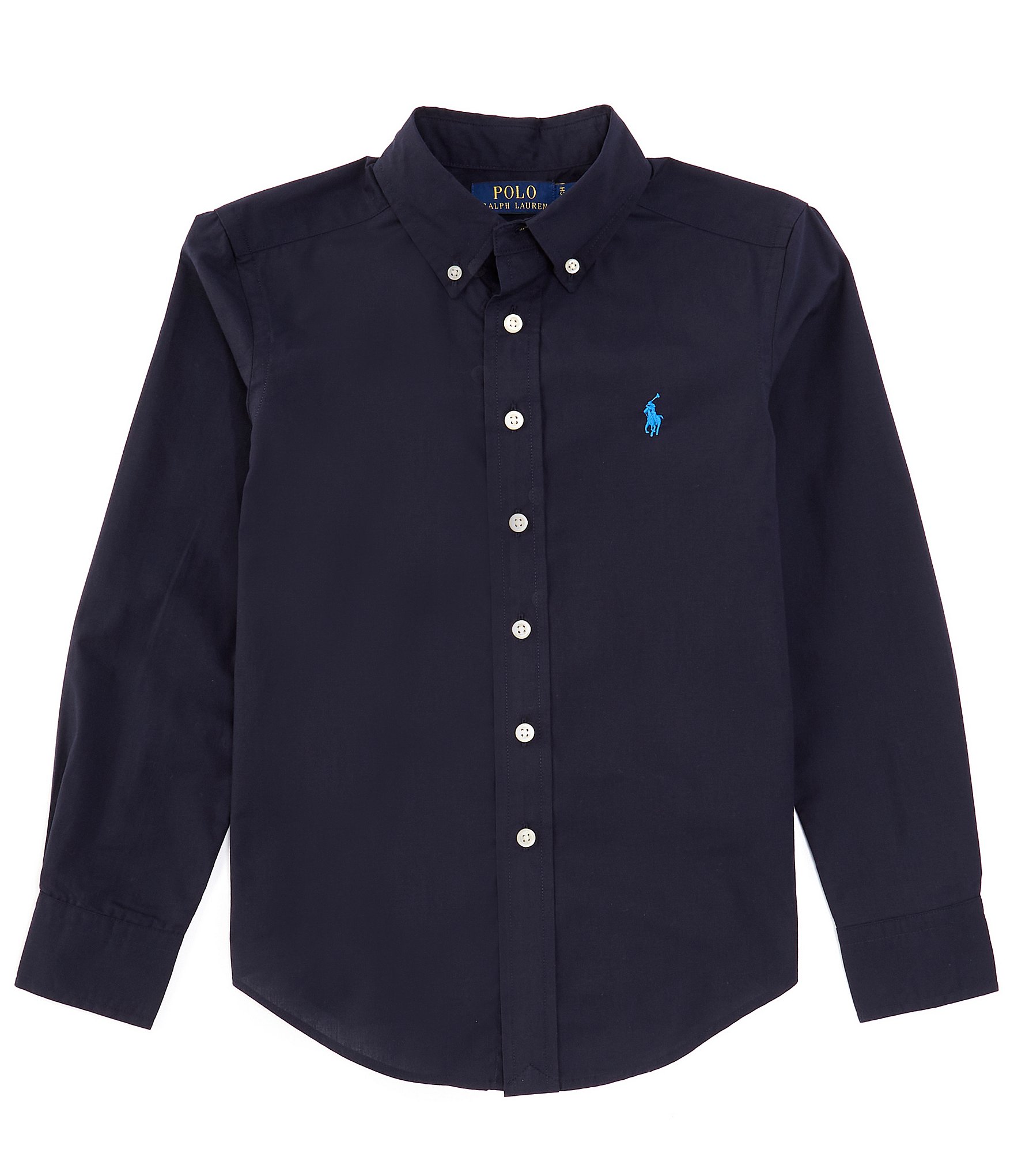 Polo Ralph Lauren Big Boys 8-20 Long-Sleeve Poplin Shirt