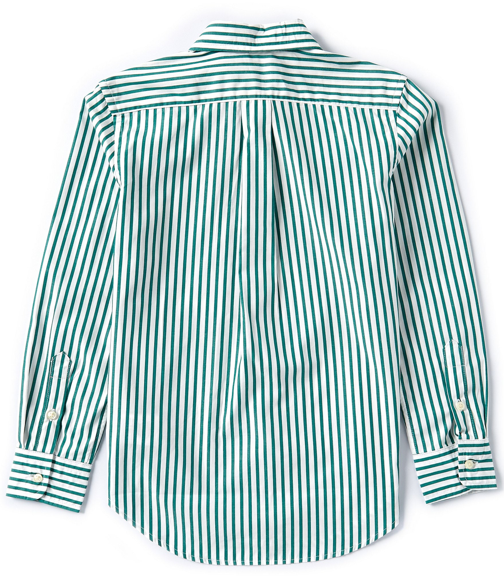 Polo Ralph Lauren Big Boys 8-20 Long Sleeve Striped Poplin Shirt