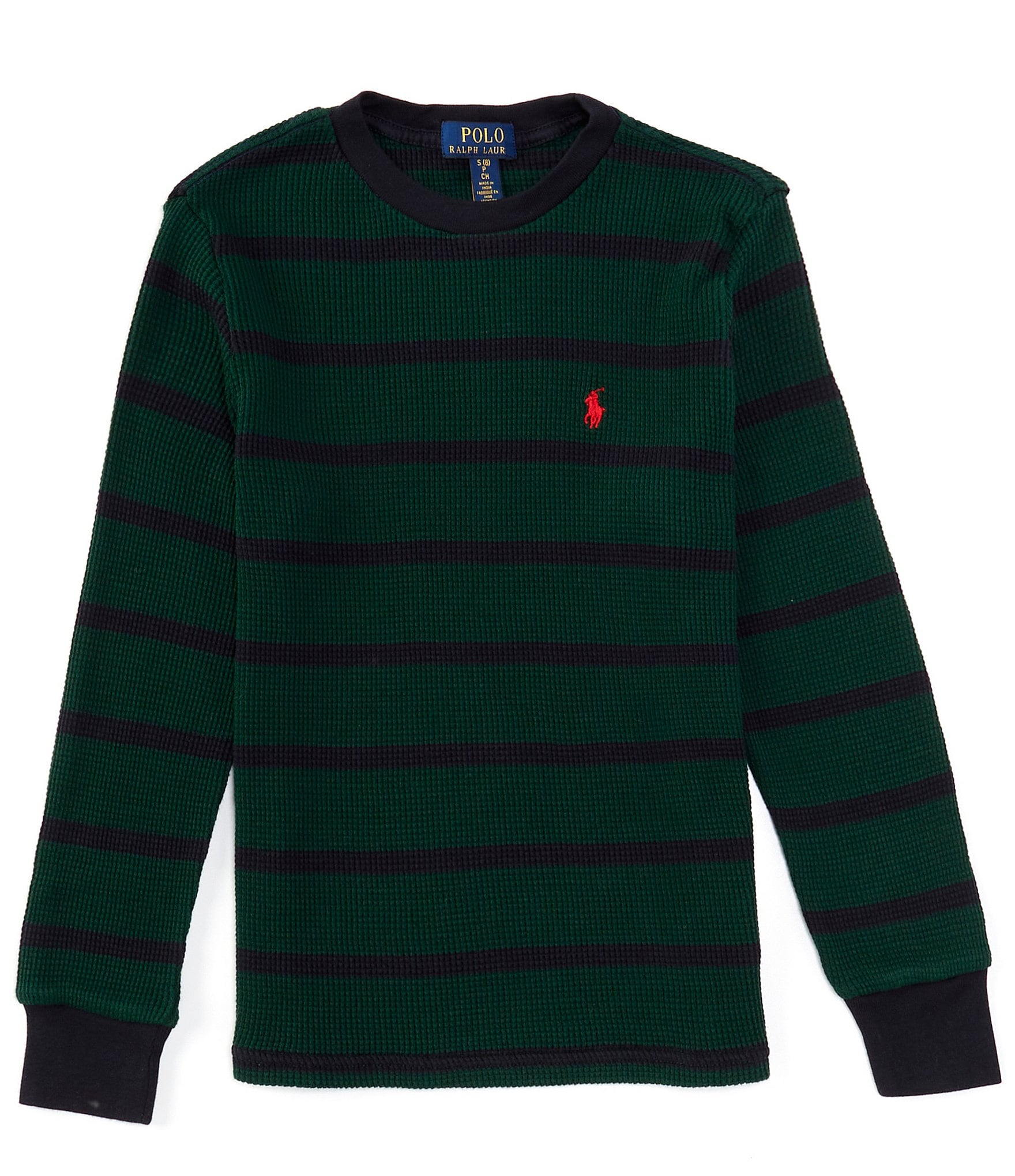 Polo Ralph Lauren Men's Savannah outlets 2 Block Striped Long Sleeve Polo Size M