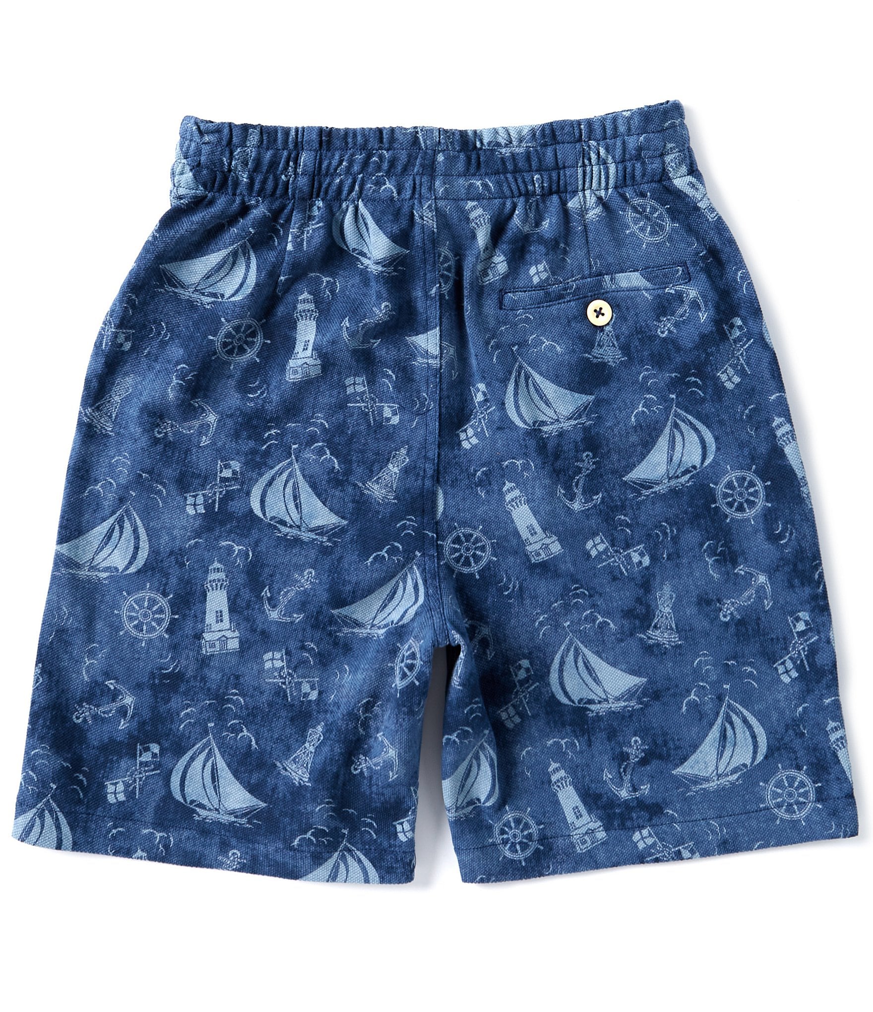 Polo Ralph Lauren Big Boys 8-20 Nautical Print Mesh Shorts