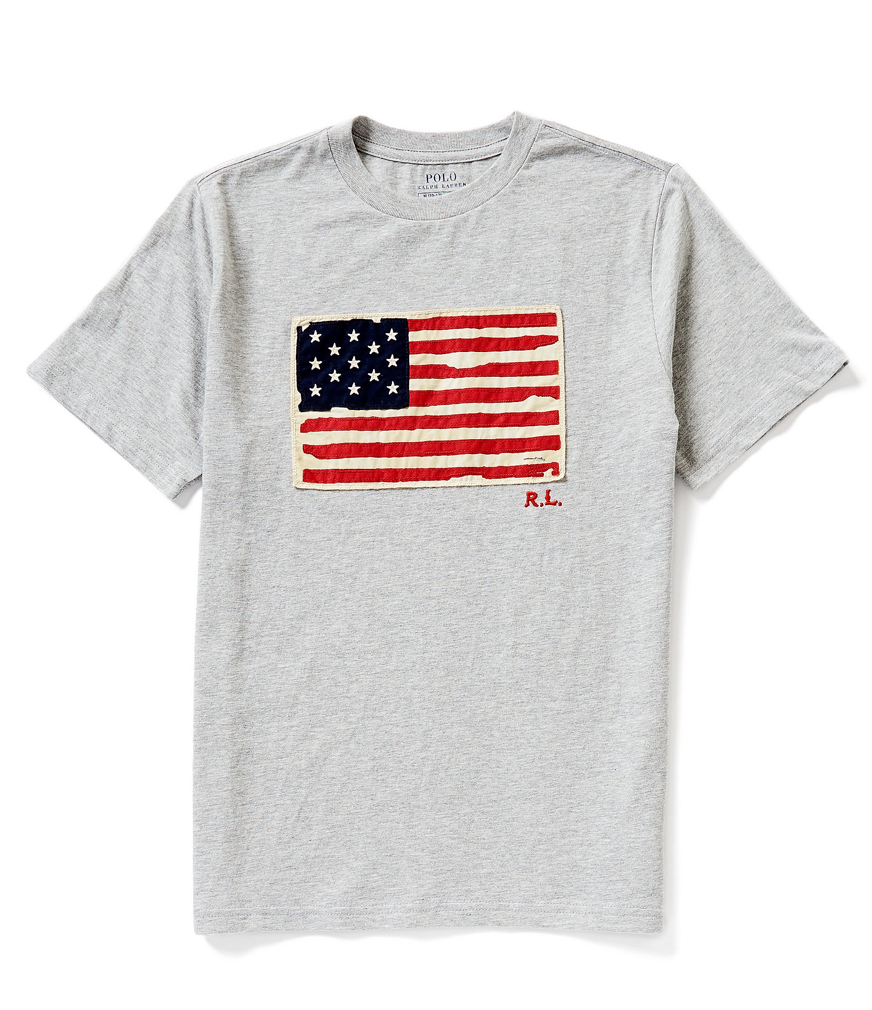 Big | Sleeve Americana Jersey Dillard\'s Boys Flag Lauren Polo Short 8-20 Ralph T-Shirt