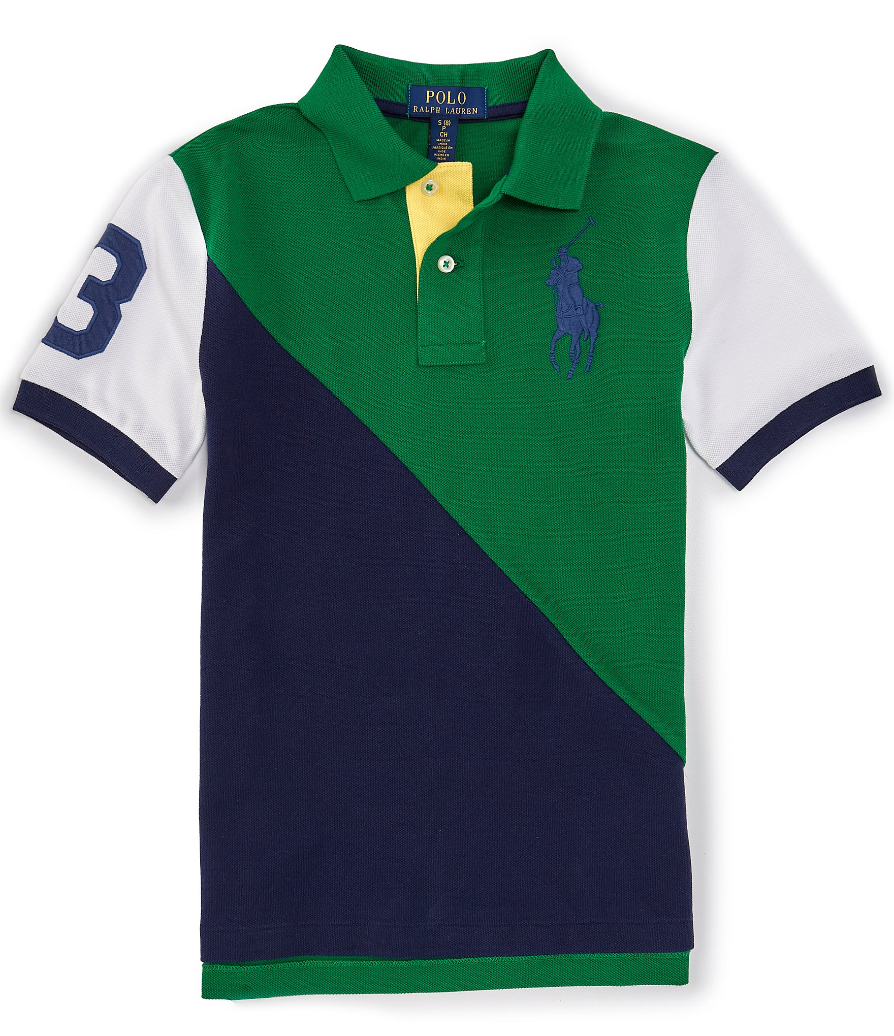 Polo Ralph Lauren Big Boys 8-20 Short-Sleeve Big Pony Color Block Mesh Polo  Shirt | Dillard's