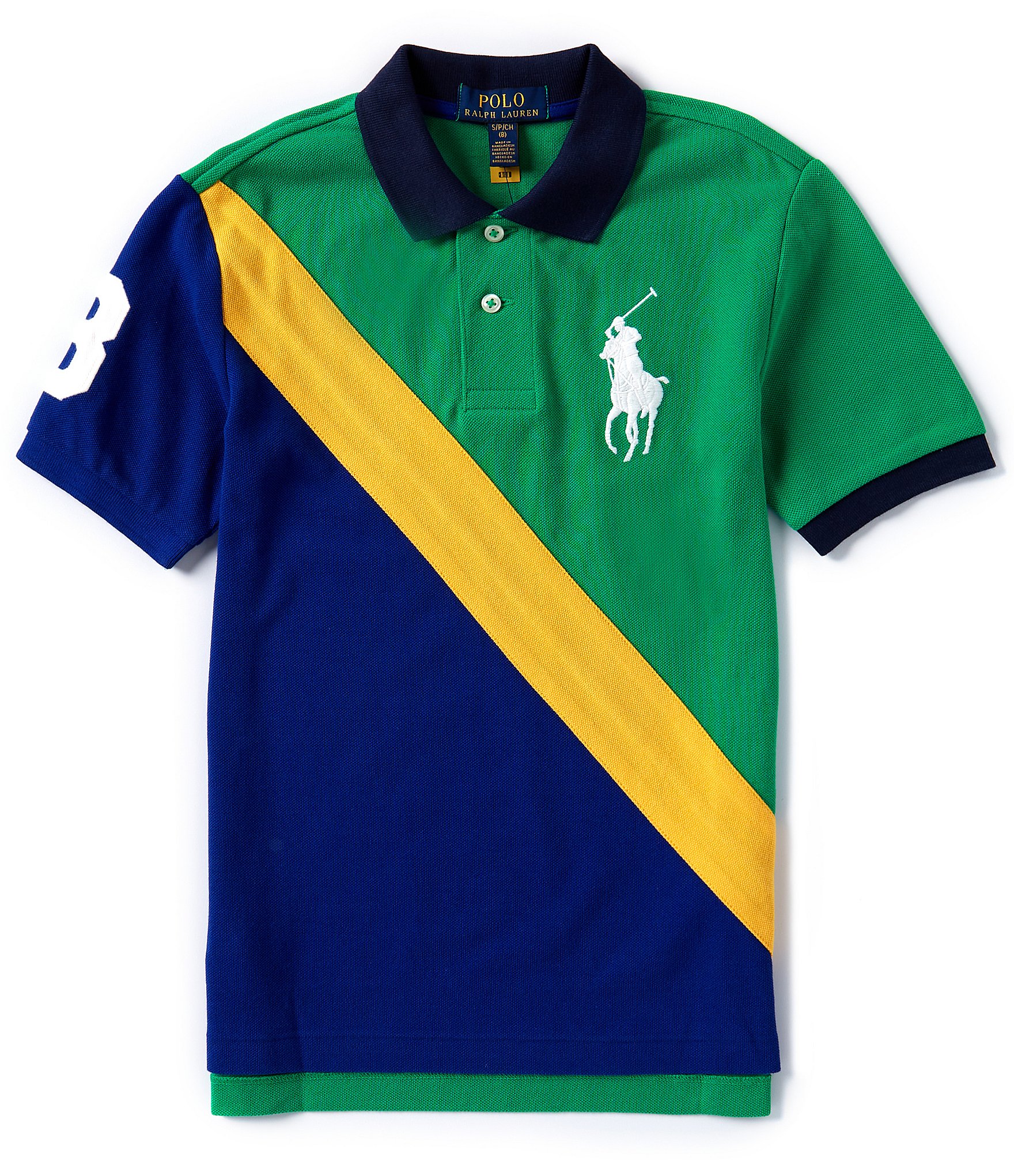 Polo Ralph Lauren Big Boys 8-20 Short Sleeve Big Pony Mesh Polo Shirt ...