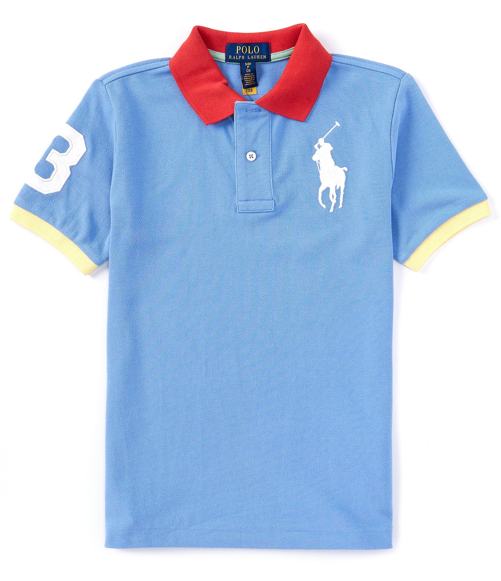 Polo Ralph Lauren Big Boys 8-20 Short Sleeve Big Pony Mesh Polo Shirt