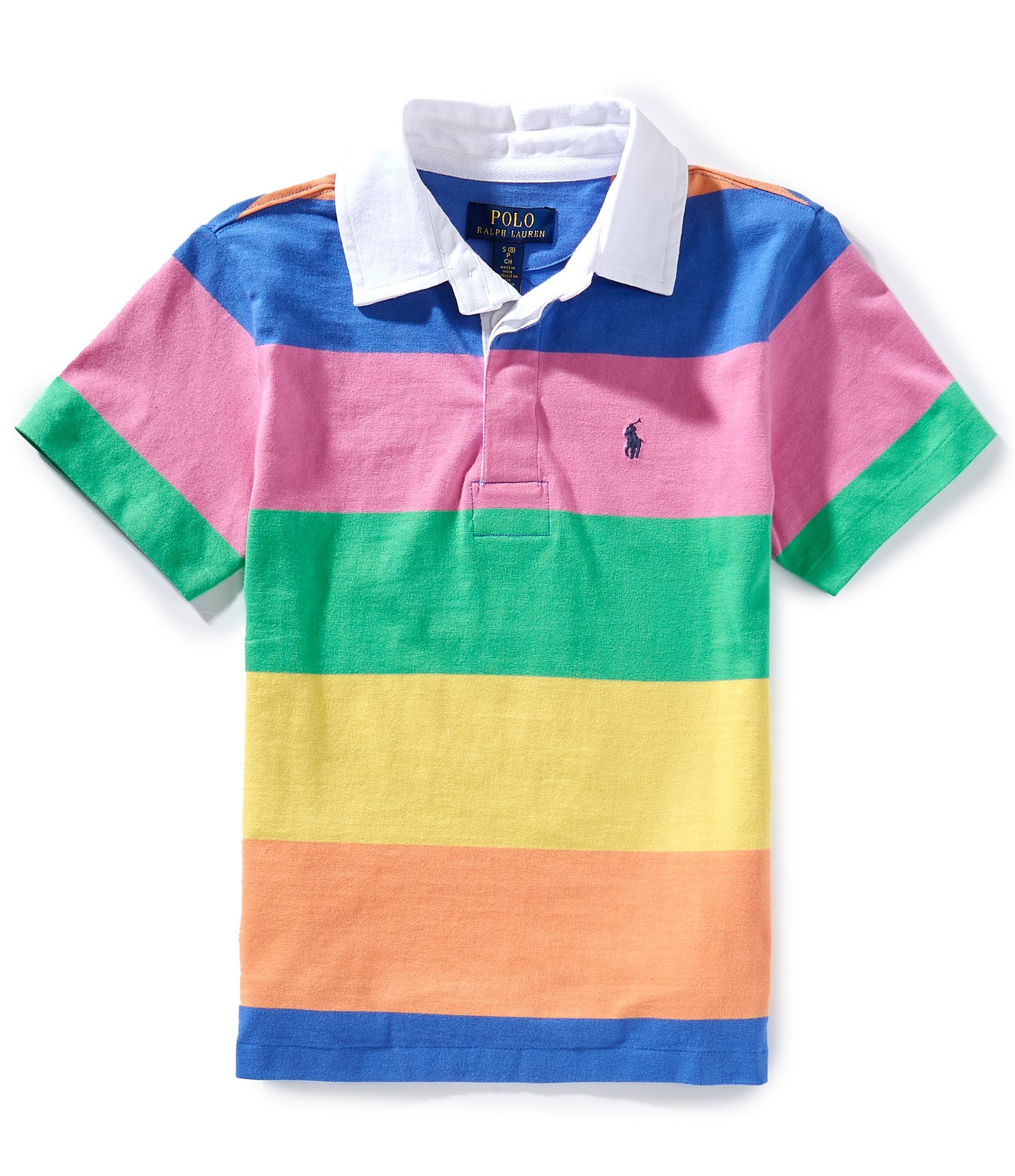 Polo Ralph Lauren Big Boys 8-20 Short Sleeve Colorblock
