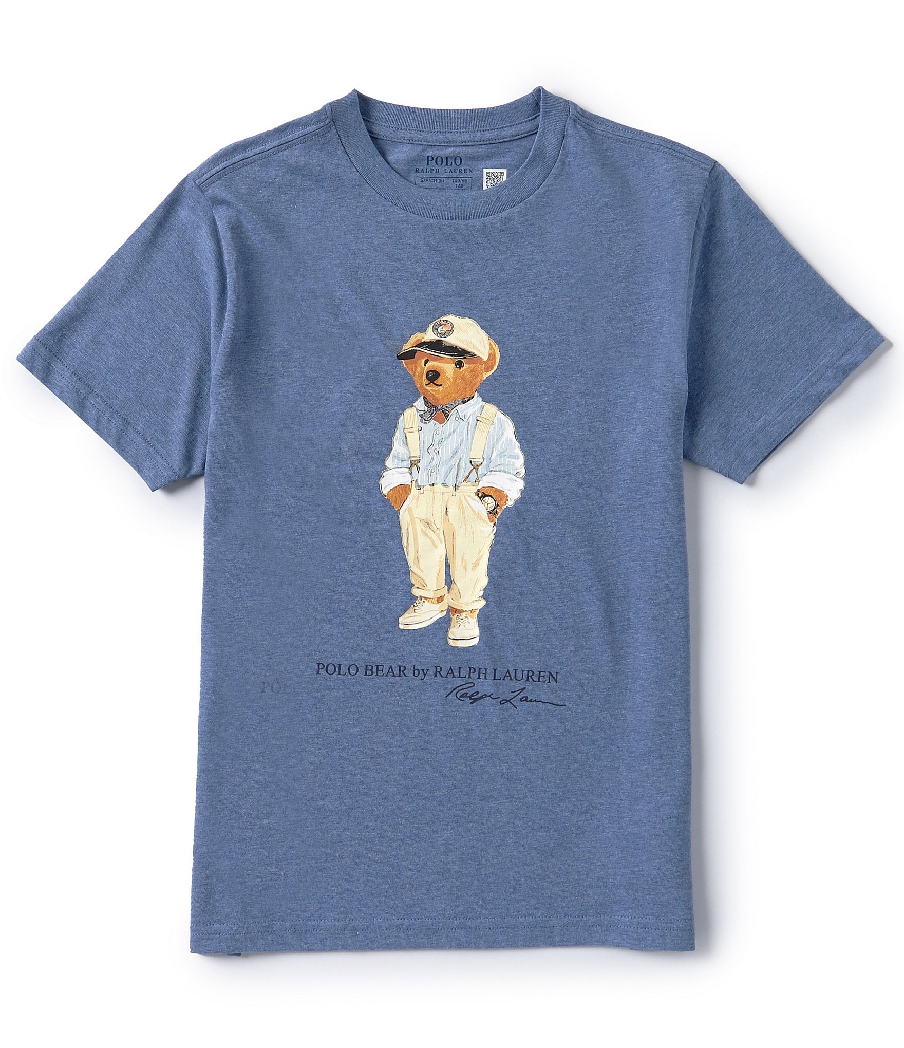 Polo Ralph Lauren Big Boys 8-20 Short Sleeve Polo Bear Jersey T-Shirt ...