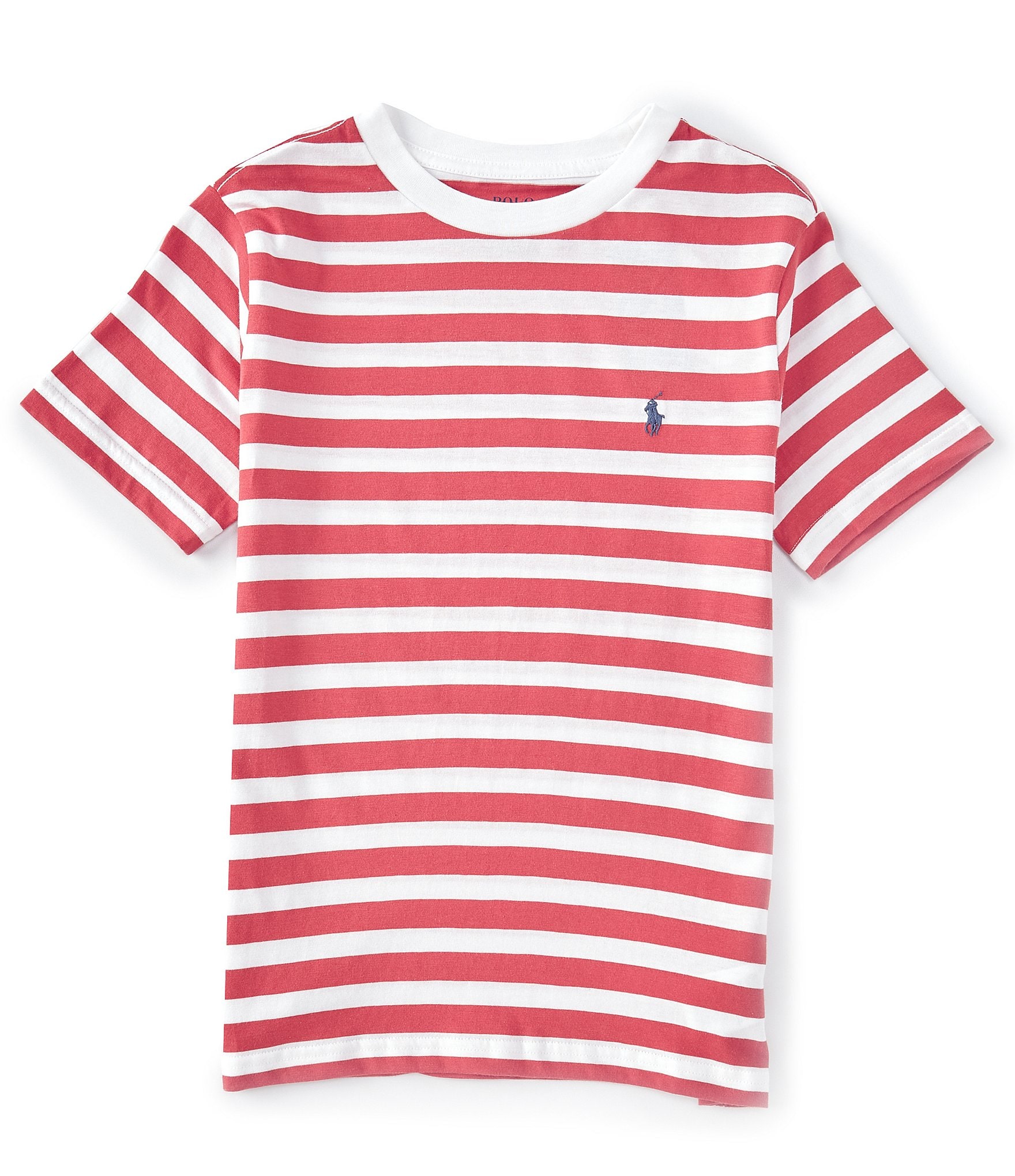 Polo Ralph Lauren Big Boys 8-20 Short Sleeve Striped Cotton Jersey T-Shirt