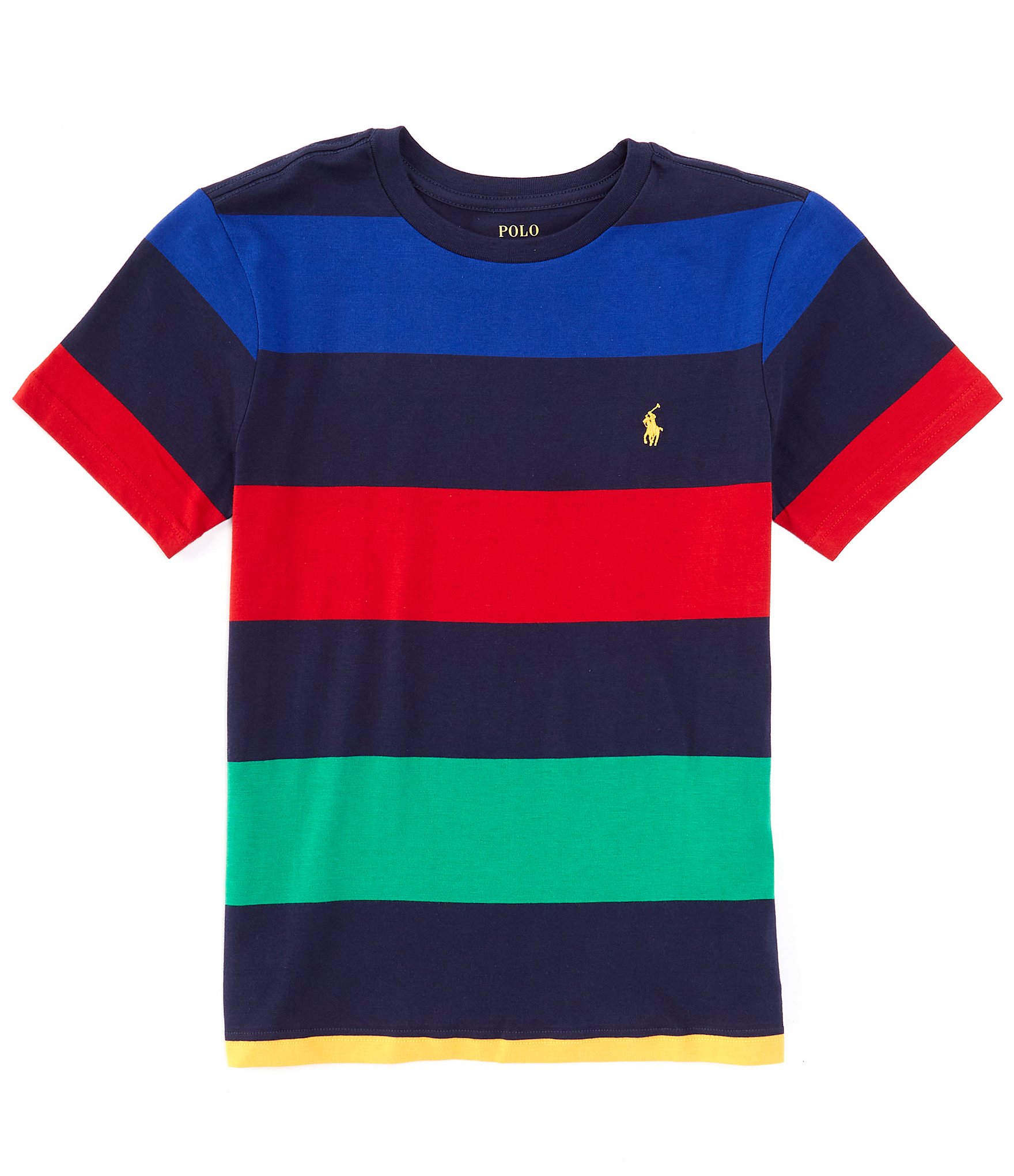 Polo Ralph Lauren Big Boys 8-20 Short Sleeve Striped Jersey T-Shirt