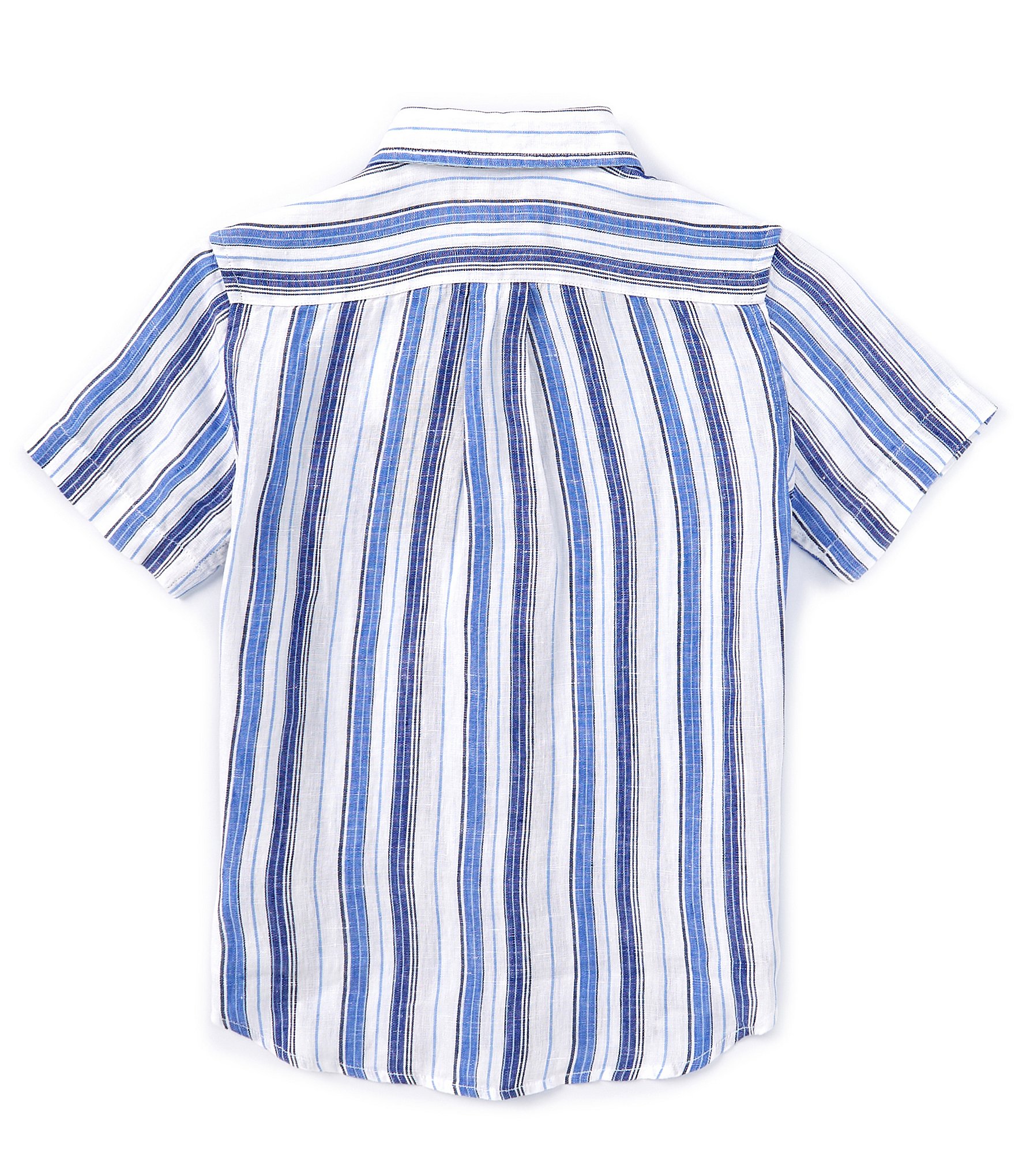 Polo Ralph Lauren Big Boys 8-20 Short Sleeve Striped Linen Shirt