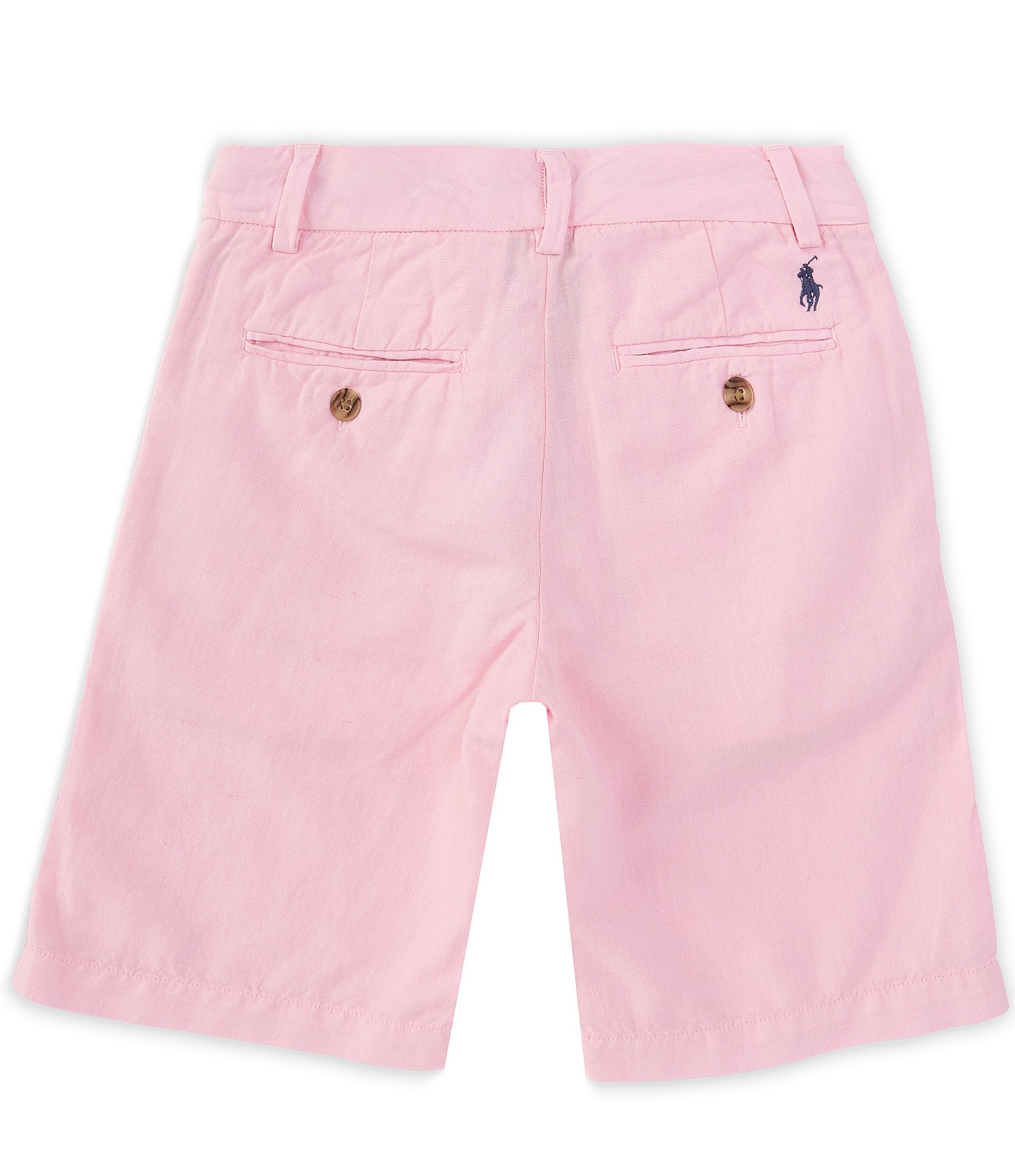 Polo Ralph Lauren Big Boys 8-20 Straight Fit Linen Blend Shorts