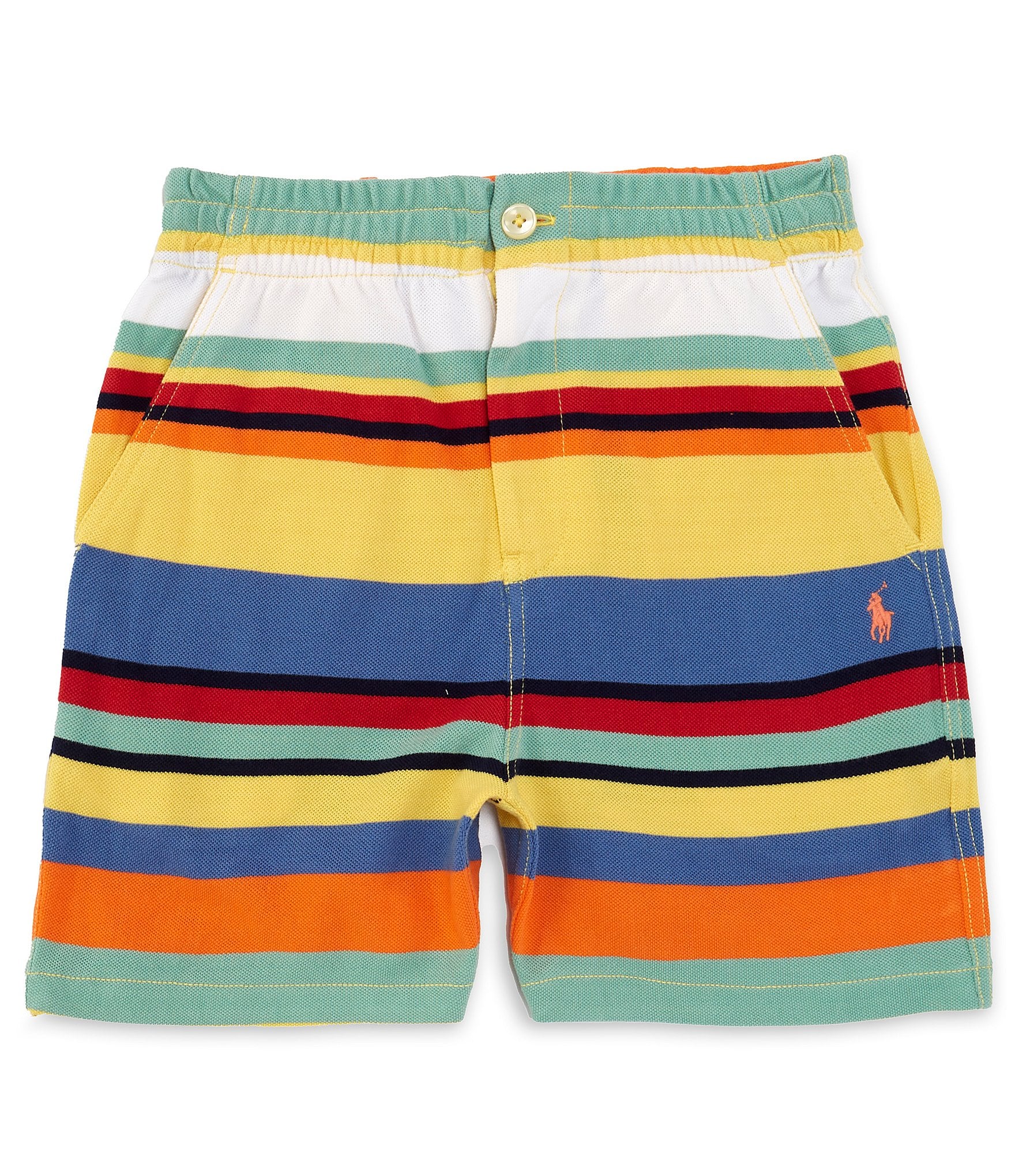 Polo Ralph Lauren Big Boys 8-20 Stripe Cotton Mesh Shorts