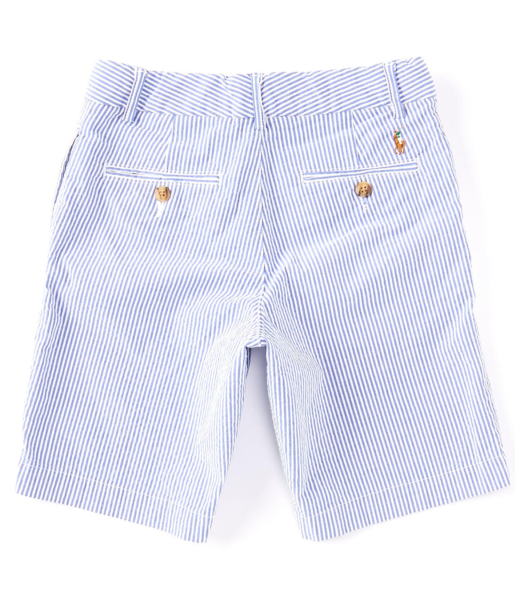 Polo Ralph Lauren Big Boys 8-20 Striped Stretch Seersucker Shorts