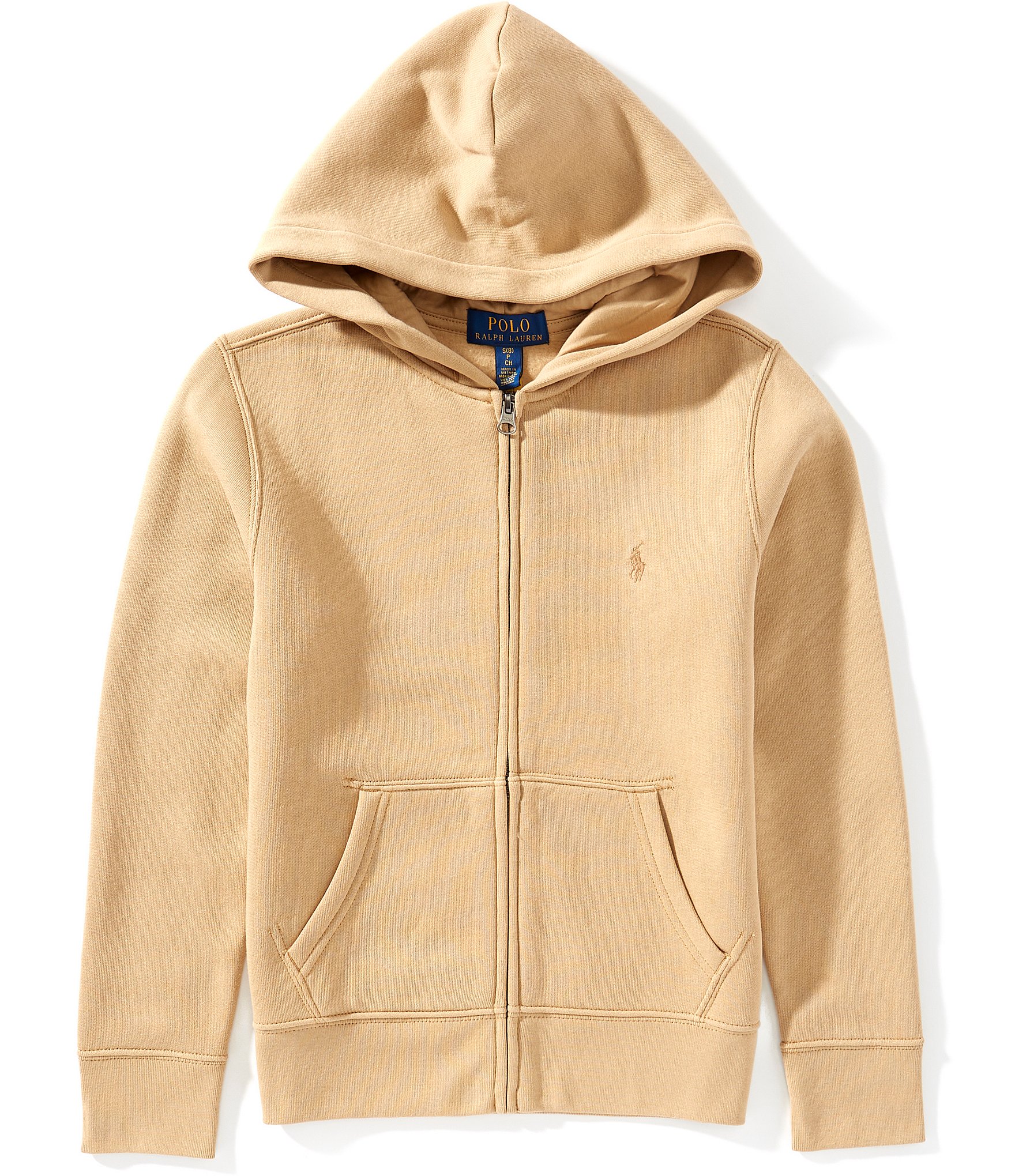 Polo Ralph Lauren Big Boys Long-Sleeve Full-Zip Fleece Hooded Jacket